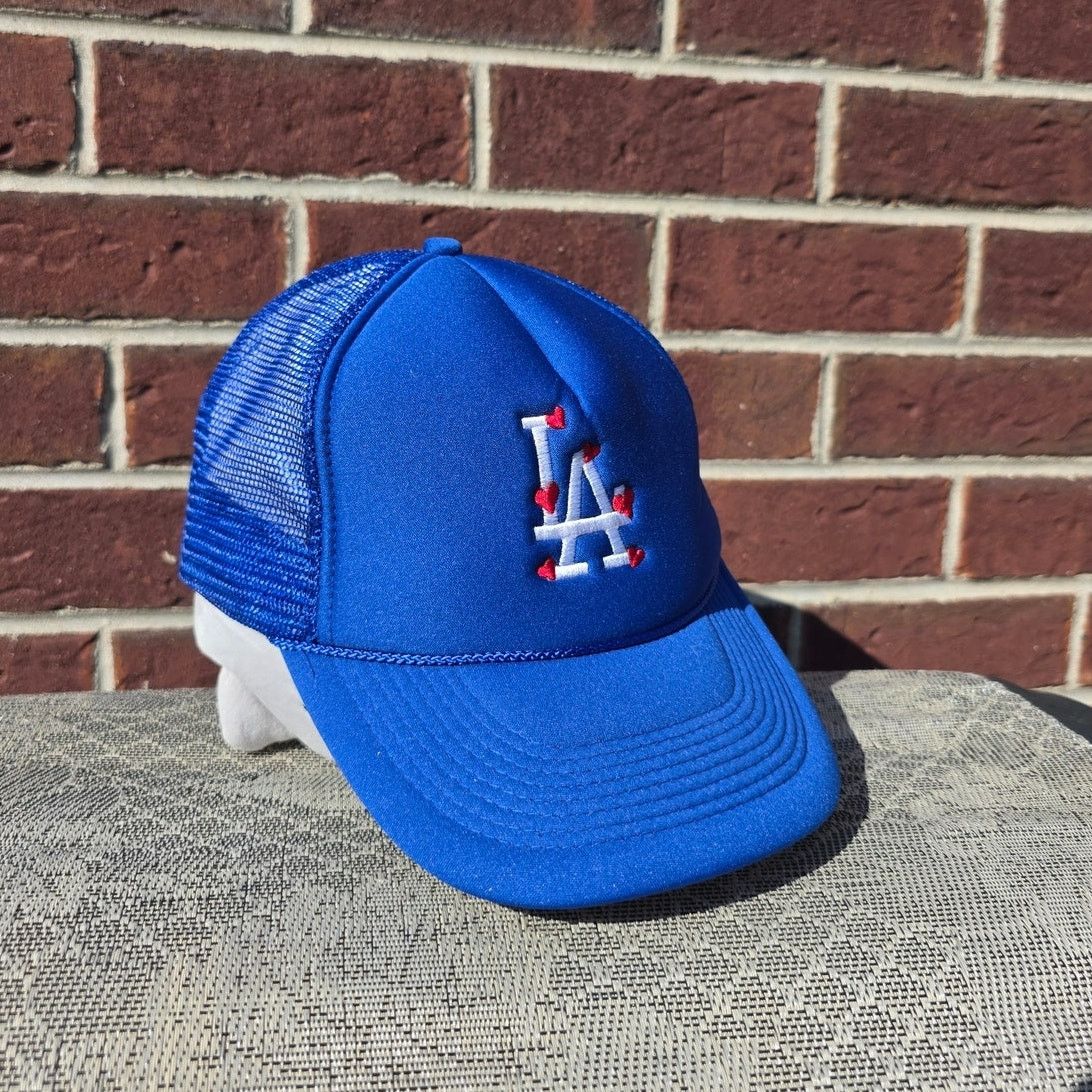 Vintage LostLove NYC LA Dodgers Trucker Hat Size ONE SIZE - 1 Thumbnail