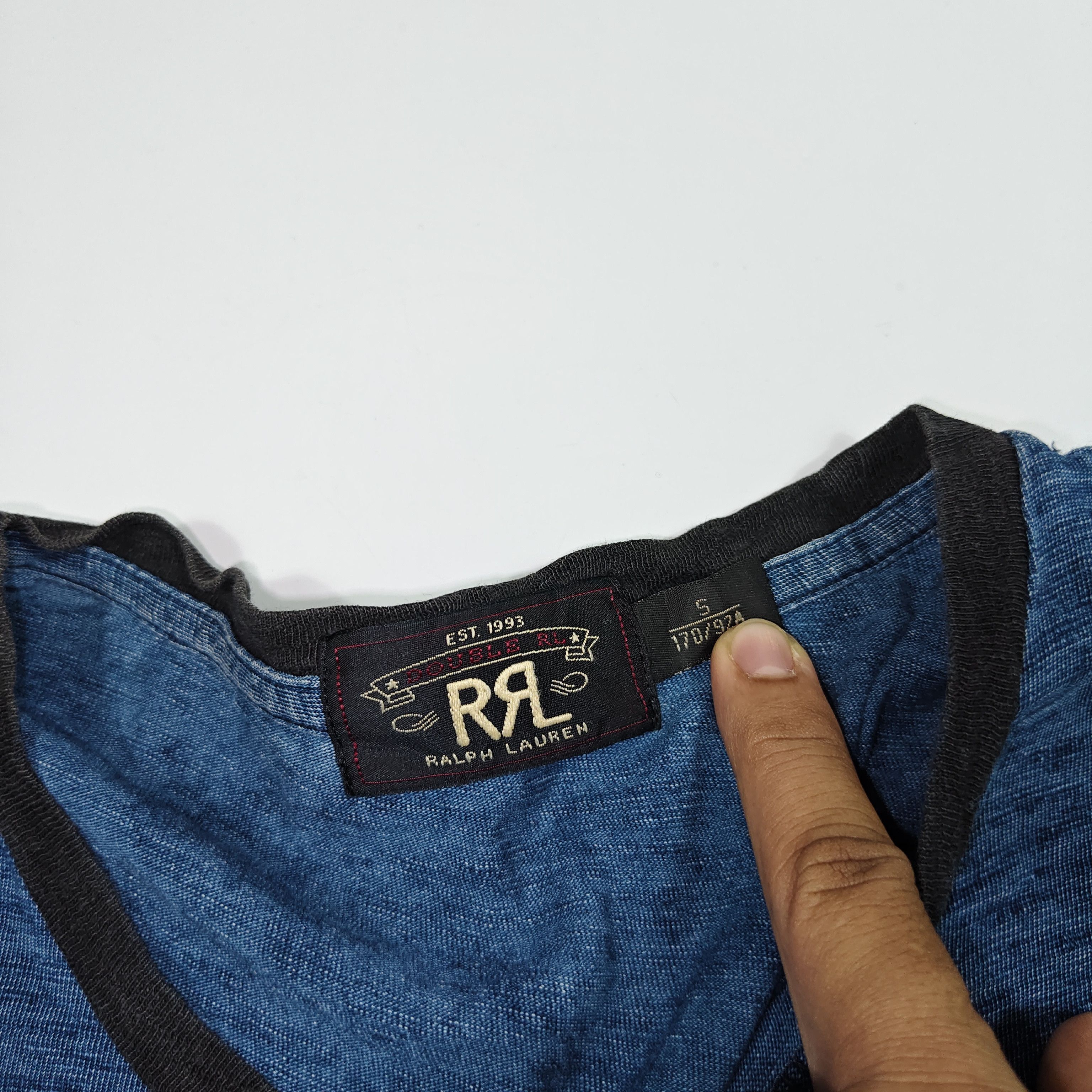 RRL Ralph Lauren RRL Double RL Union of Craft Indigo Graphic #F Size S / US 4 / IT 40 - 4 Thumbnail