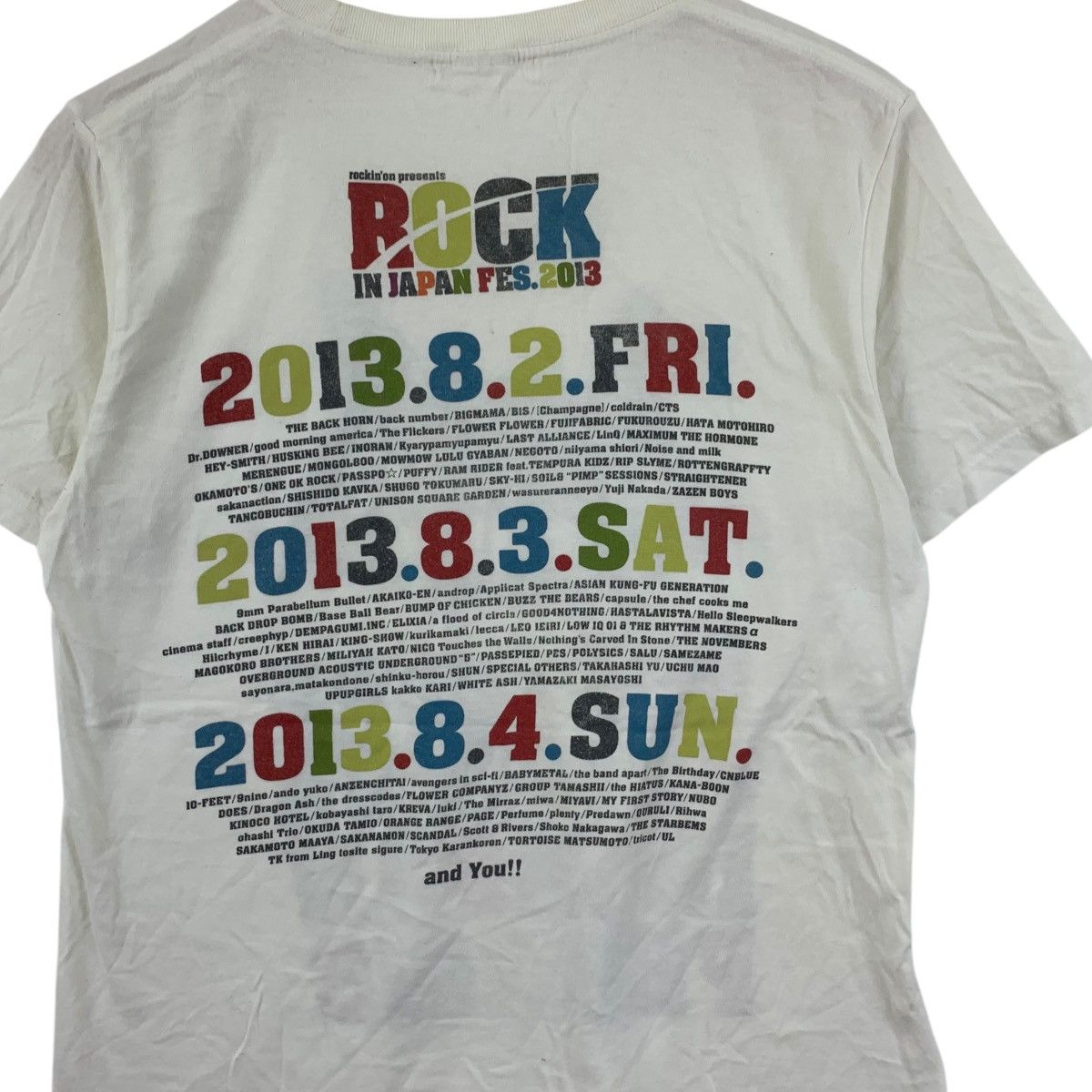 Vintage MY NEIGHBOR TOTORO x Rock In Japan 2013 Ghibli Tee Shirt Size M / US 6-8 / IT 42-44 - 6 Thumbnail