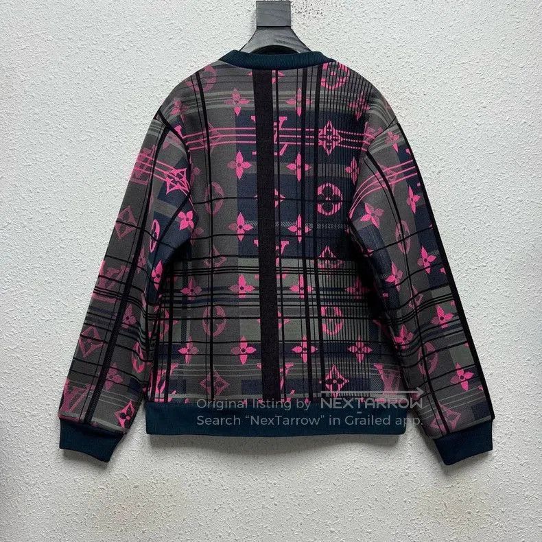 Louis Vuitton Louis Vuitton Purple Monogram Space Cotton Sweatshirt. Size US L / EU 52-54 / 3 - 2 Thumbnail