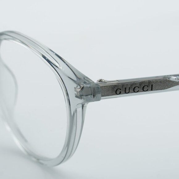 Gucci Gucci GG1998O 004 Square Eyeglasses - Transparent Grey 49mm Size ONE SIZE - 8 Thumbnail