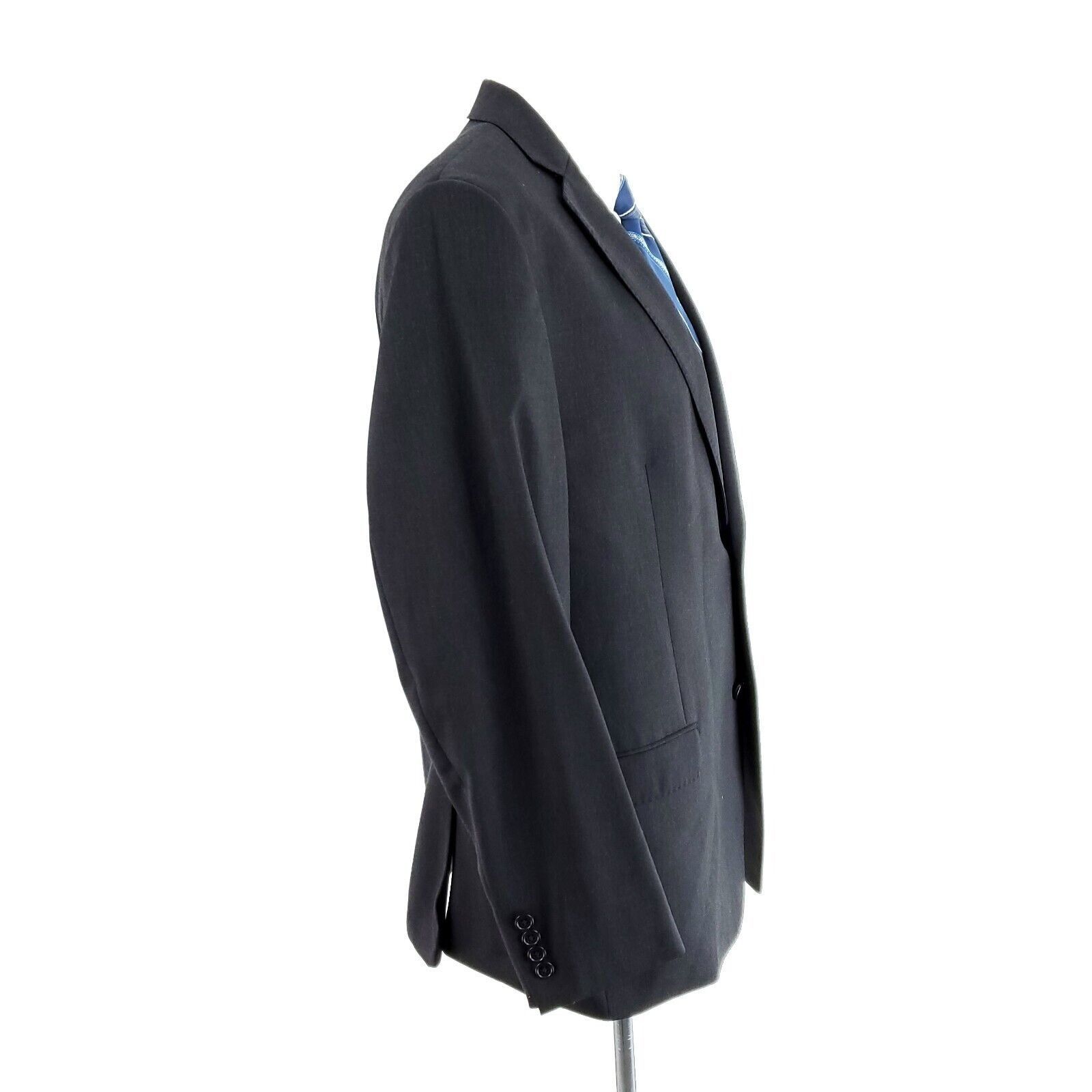 Joseph Abboud Joseph Abboud Wool 2 Button Blazer 40R Gray Size 40R - 6 Thumbnail