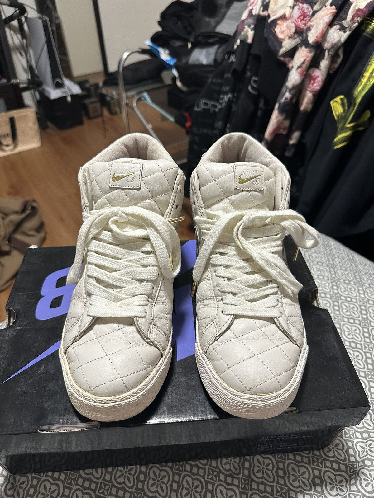 Supreme x Nike SB Blazer “Sail White”