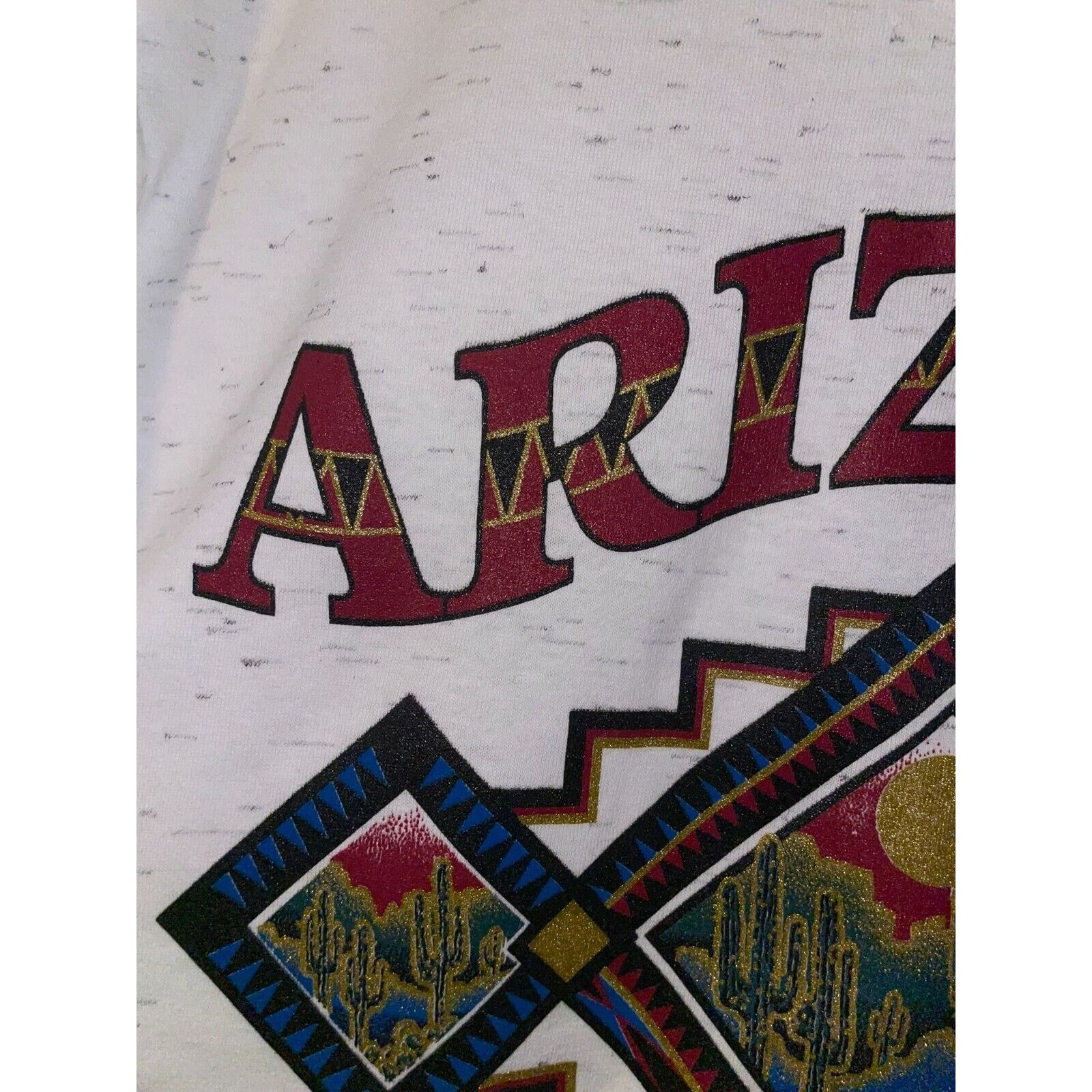 Vintage Vintage Tucson Arizona Shirt Western Speckled White L Tee Size US L / EU 52-54 / 3 - 4 Thumbnail
