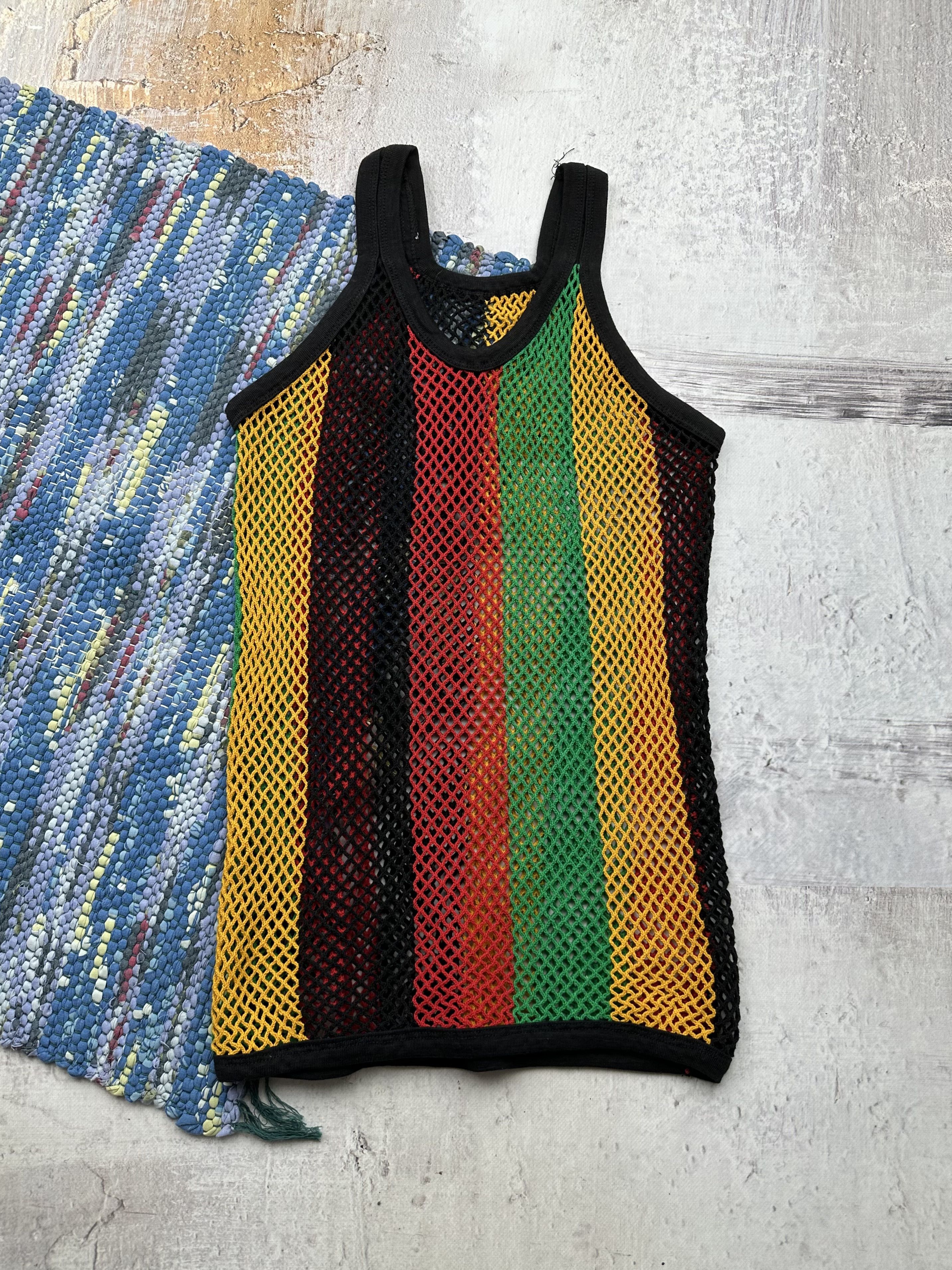 Vintage Vintage Mesh Tank Top A19(563) Size M / US 6-8 / IT 42-44 - 1 Thumbnail