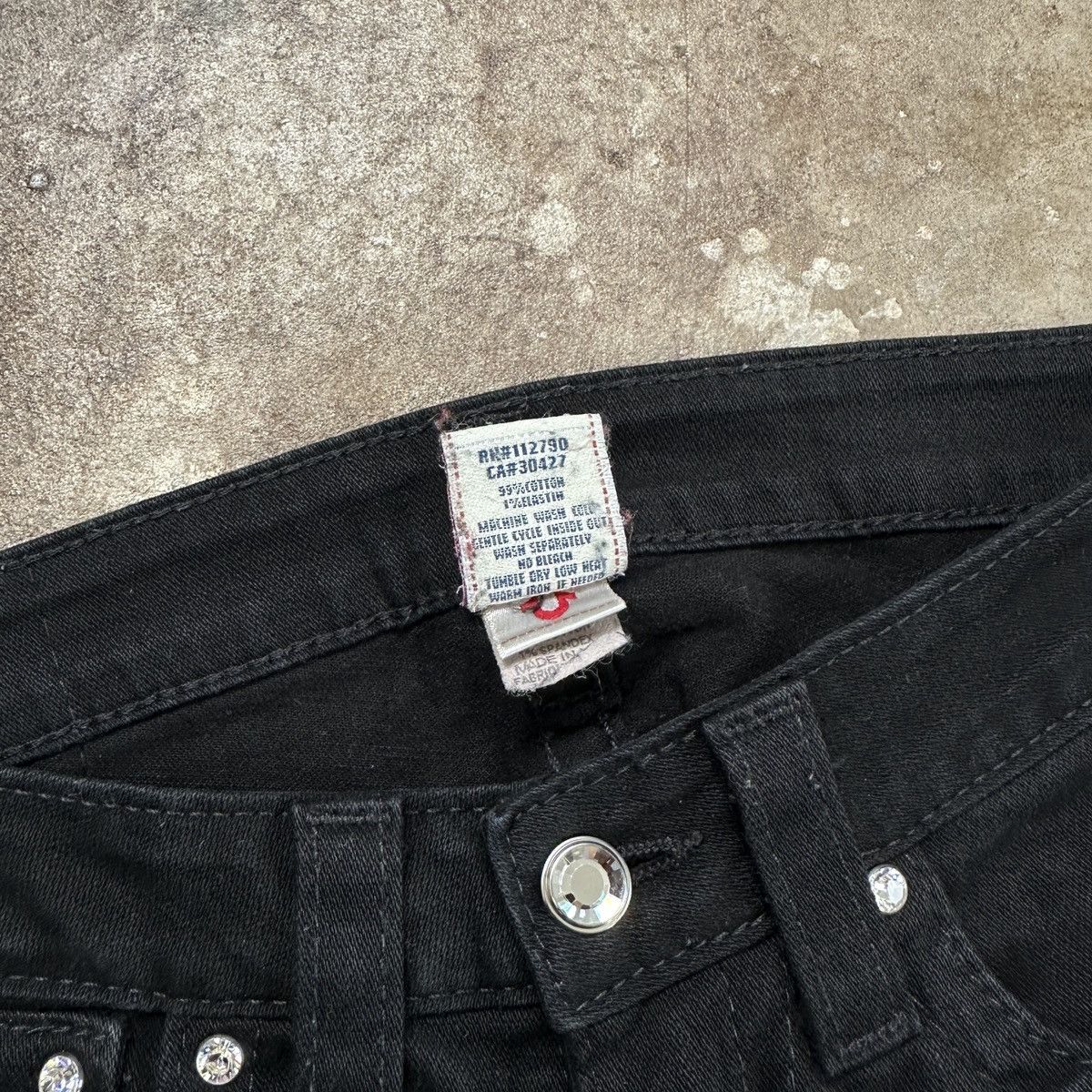 True Religion True Religion Black Pants Size 27" / US 4 / IT 40 - 8 Thumbnail