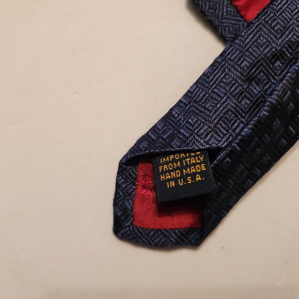 XMI Platinum XMI for Nordstrom men's new 100%silk tie 3 3/4" X 61 3/4" Size ONE SIZE - 4 Thumbnail