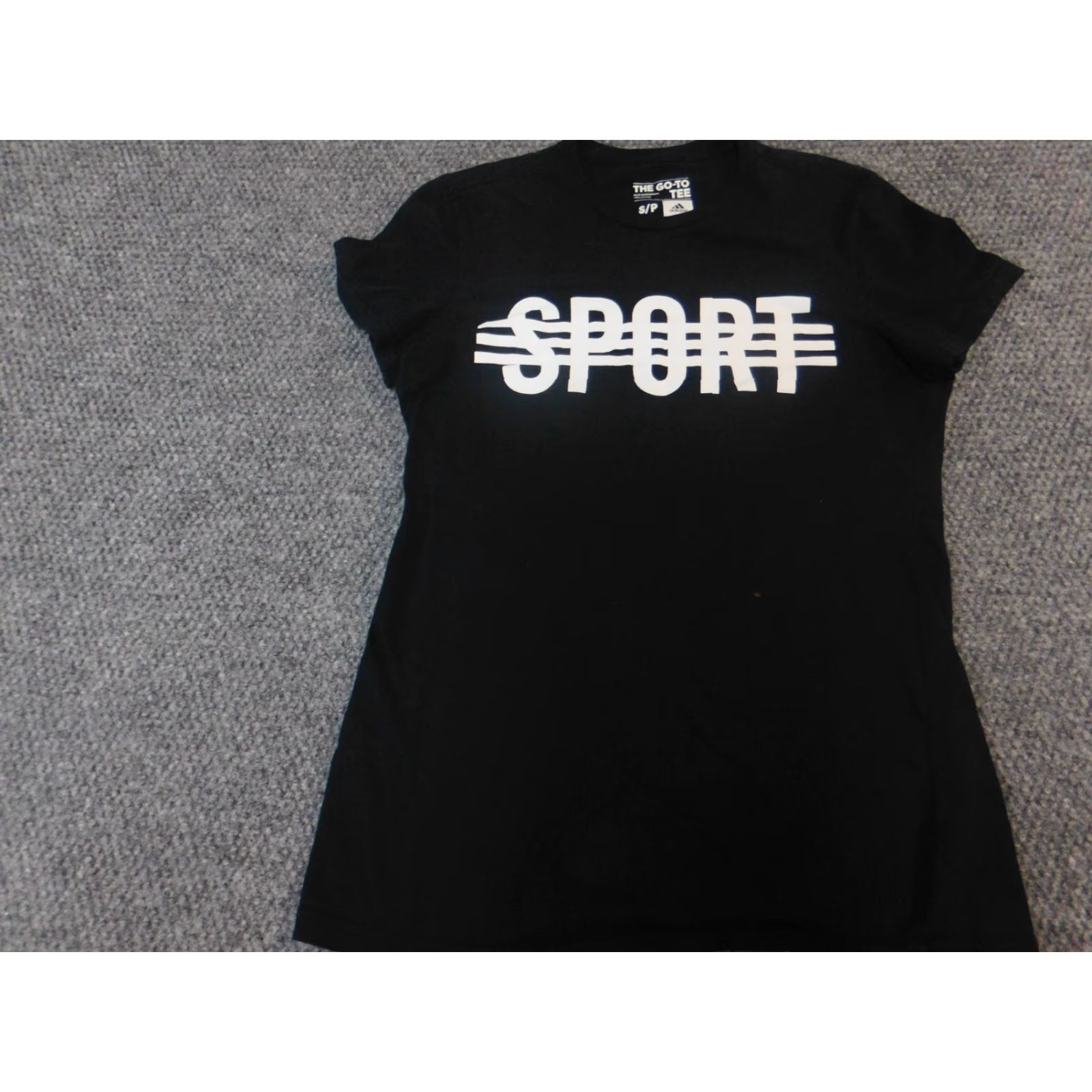 Adidas Adidas Shirt Womens Small Black Short Sleeve Crew Neck Pullover T-Shirt Sports Casual Size S / US 4 / IT 40 - 3 Thumbnail