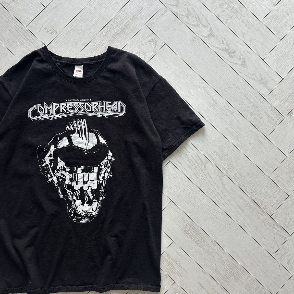 Band Tees Vintage 00s Compressorhead rock metal band tee y2k numetal Size US L / EU 52-54 / 3 - 2 Thumbnail