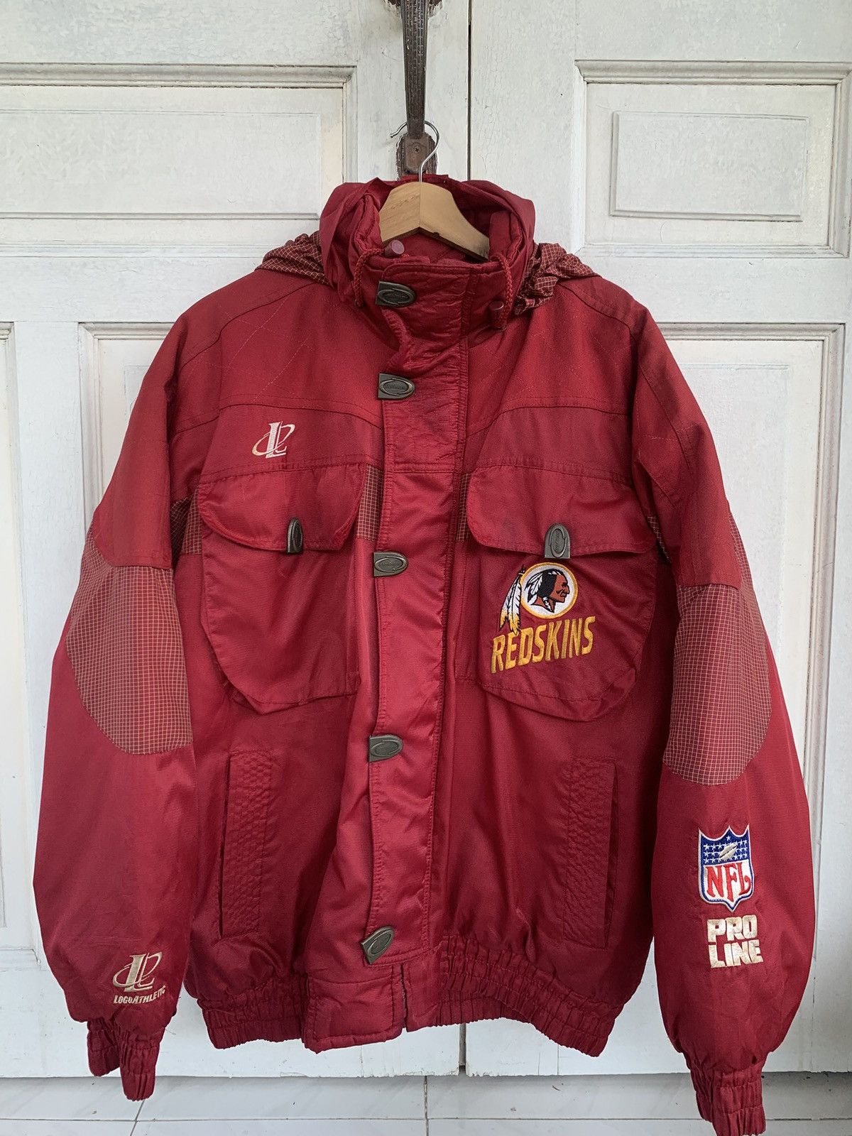 NFL Vintage 90s Washington Redskins NFL PROLINE Jacket Size US XL / EU 56 / 4 - 1 Thumbnail