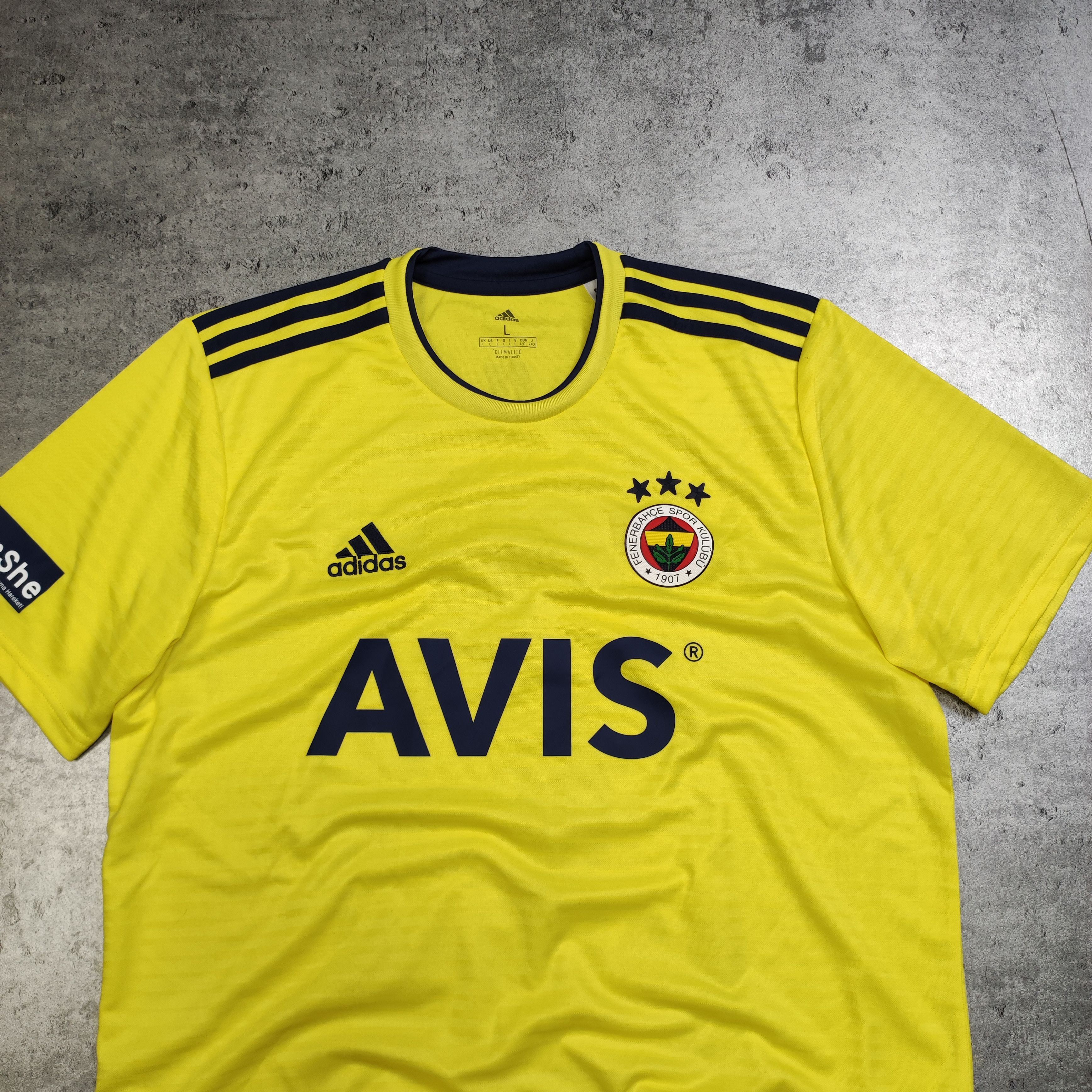 Adidas RARE Fenerbahce FK Adidas Football Home #7Salman Jersey Size US L / EU 52-54 / 3 - 3 Thumbnail