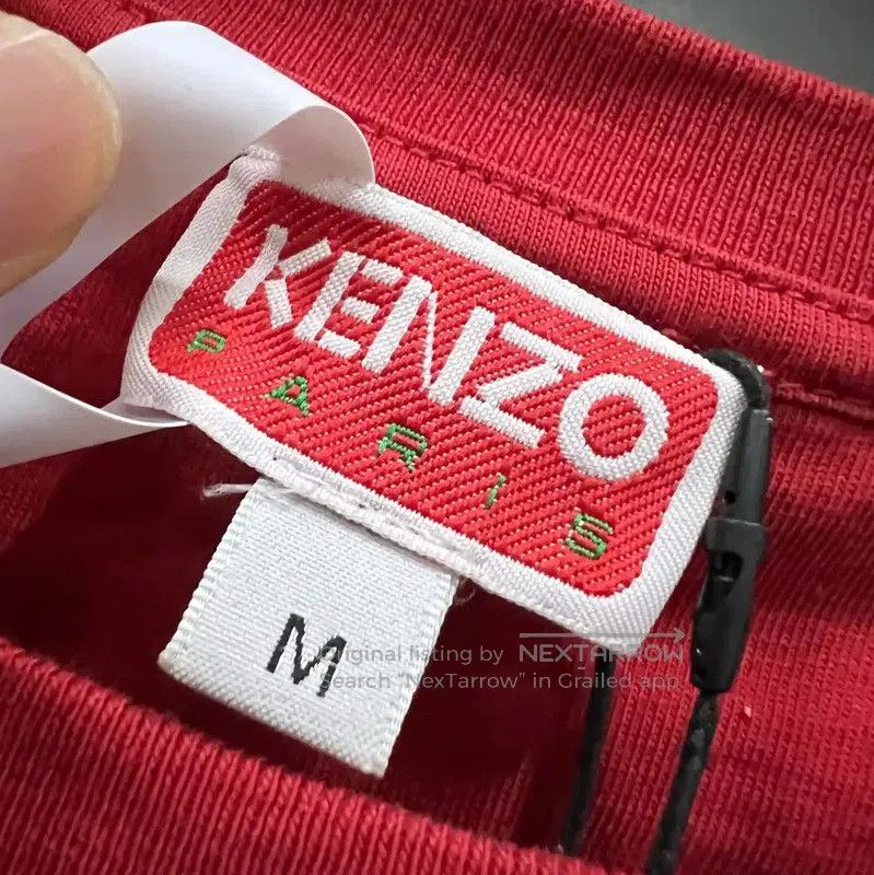 Kenzo KENZO Summer Red Cotton Short Sleeve T-Shirt . Size M / US 6-8 / IT 42-44 - 4 Thumbnail
