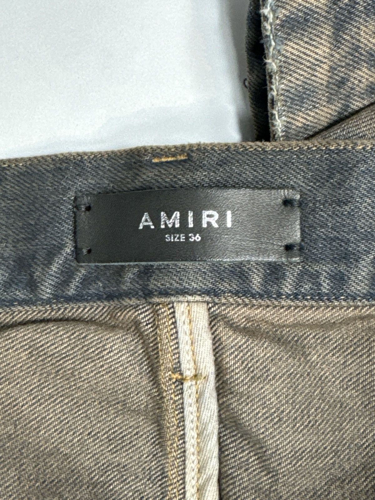 Amiri CARGO FADED BROWN CARPENTER DENIM JEANS Size US 36 / EU 52 - 15 Thumbnail
