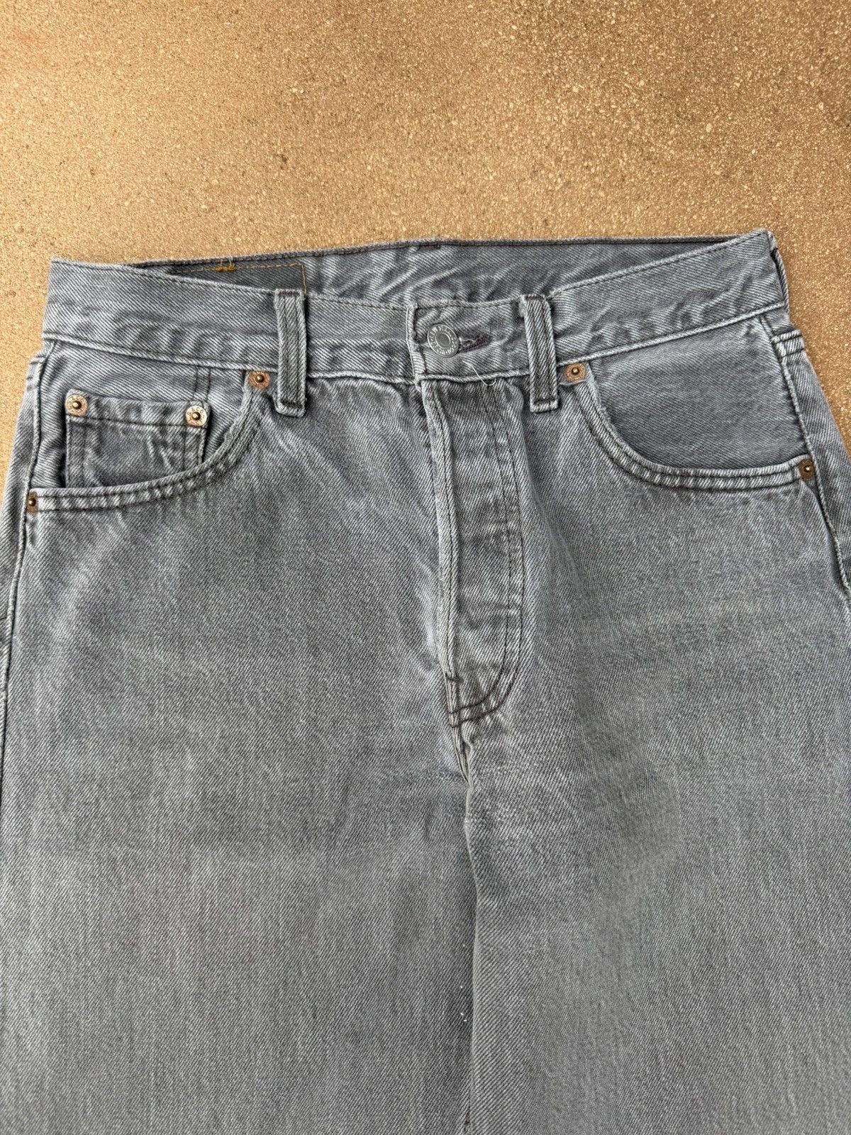 Levi's Vintage Levi’s 501xx Buttonfly Straight Faded Jeans 27x29 Size 27" / US 4 / IT 40 - 4 Thumbnail