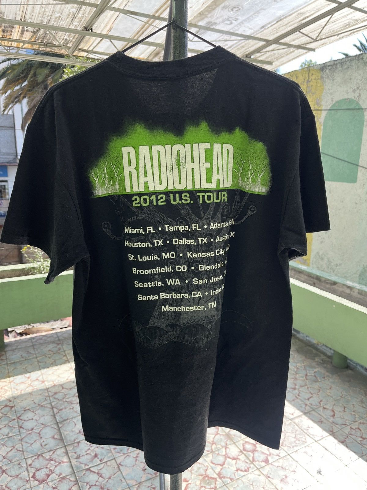 Band Tees Radiohead The King of Limbs 2012 U.S Tour Size US M / EU 48-50 / 2 - 3 Thumbnail
