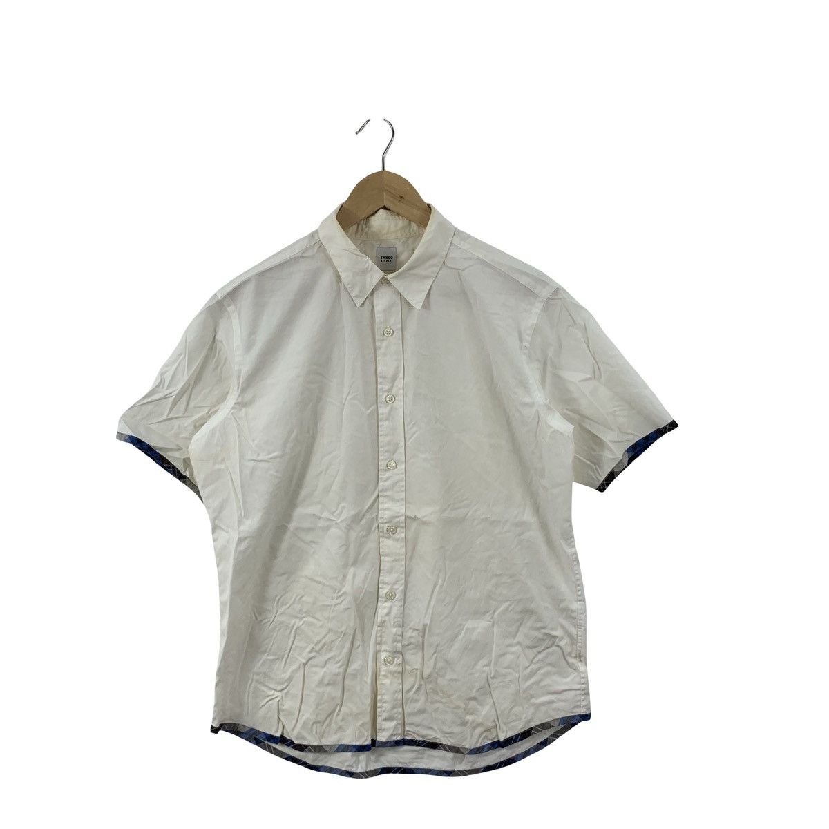 Vintage Vintage Minimalist Short Sleeve Button-Up Shirt Clean Classi Size US M / EU 48-50 / 2 - 4 Thumbnail