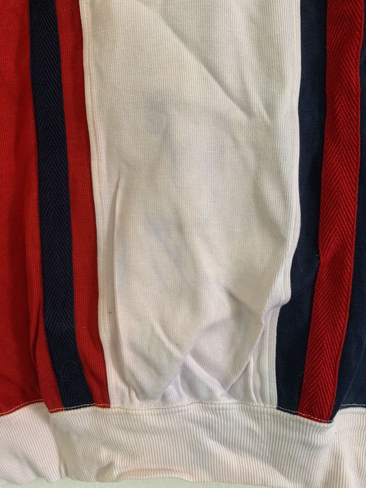 Vintage World Polo Collar Fade Sweatshirt Size US M / EU 48-50 / 2 - 6 Thumbnail