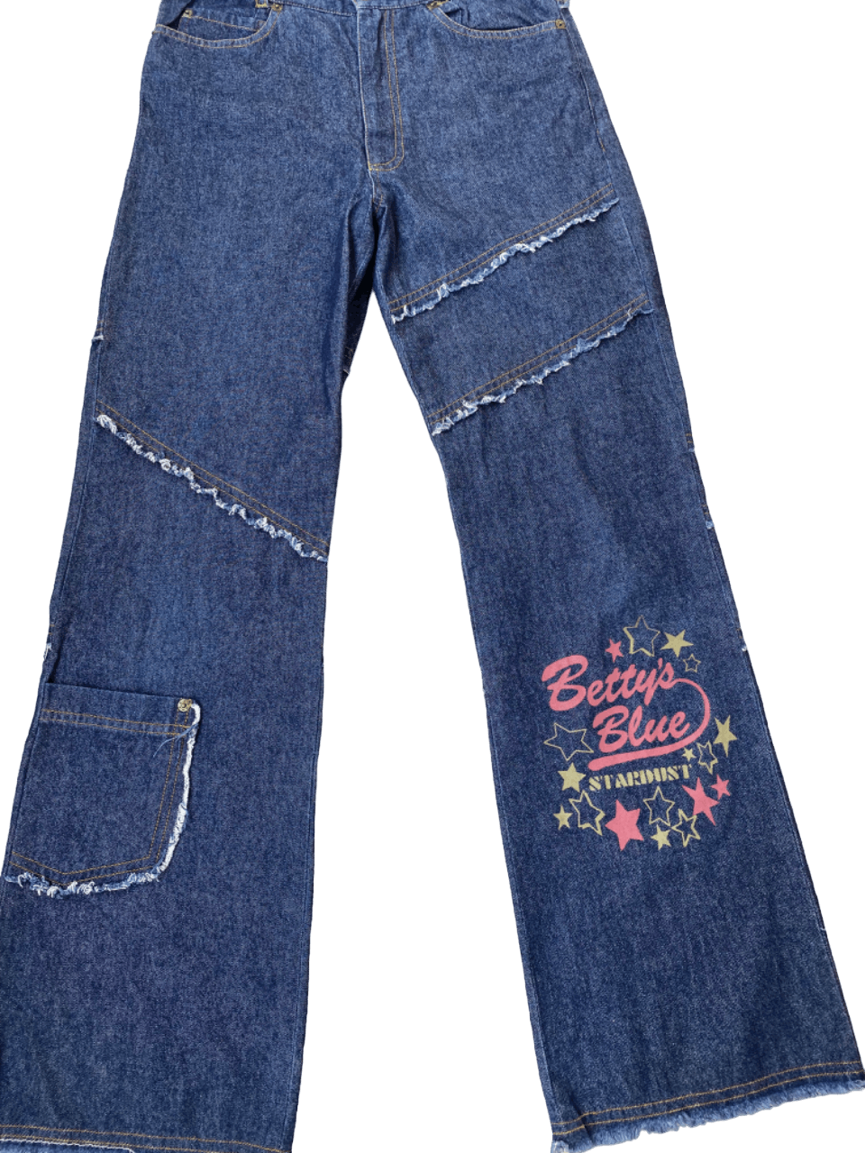 Japanese Brand Flared Shinji Abe Betty Blue Multipocket Jeans Size US 29 - 3 Thumbnail