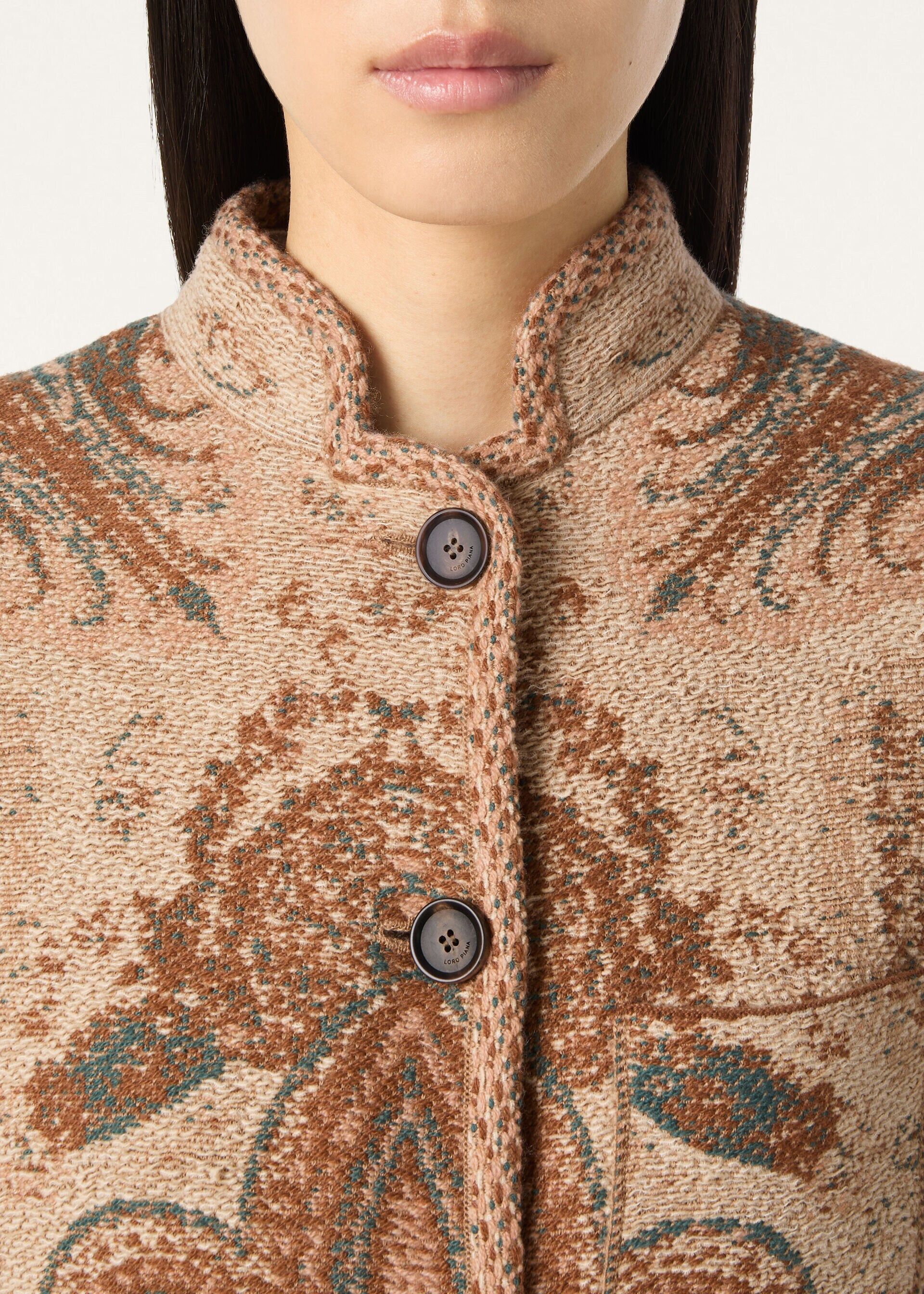 Loro Piana os11x0426 FAQ4546 Magnolia Jacket in Pink Caramel Clay Size S / US 4 / IT 40 - 3 Thumbnail