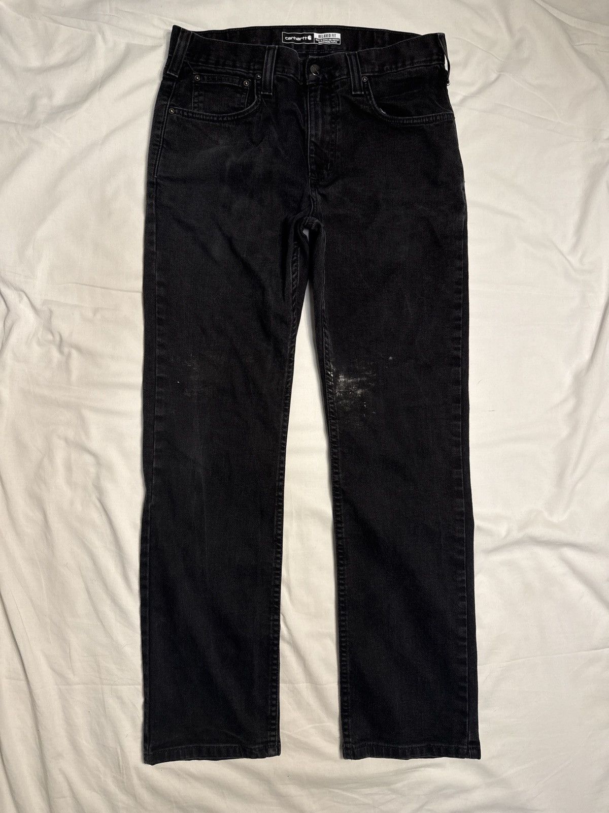 Carhartt Vintage Carhartt Black Denim Jeans Size US 32 / EU 48 - 2 Thumbnail