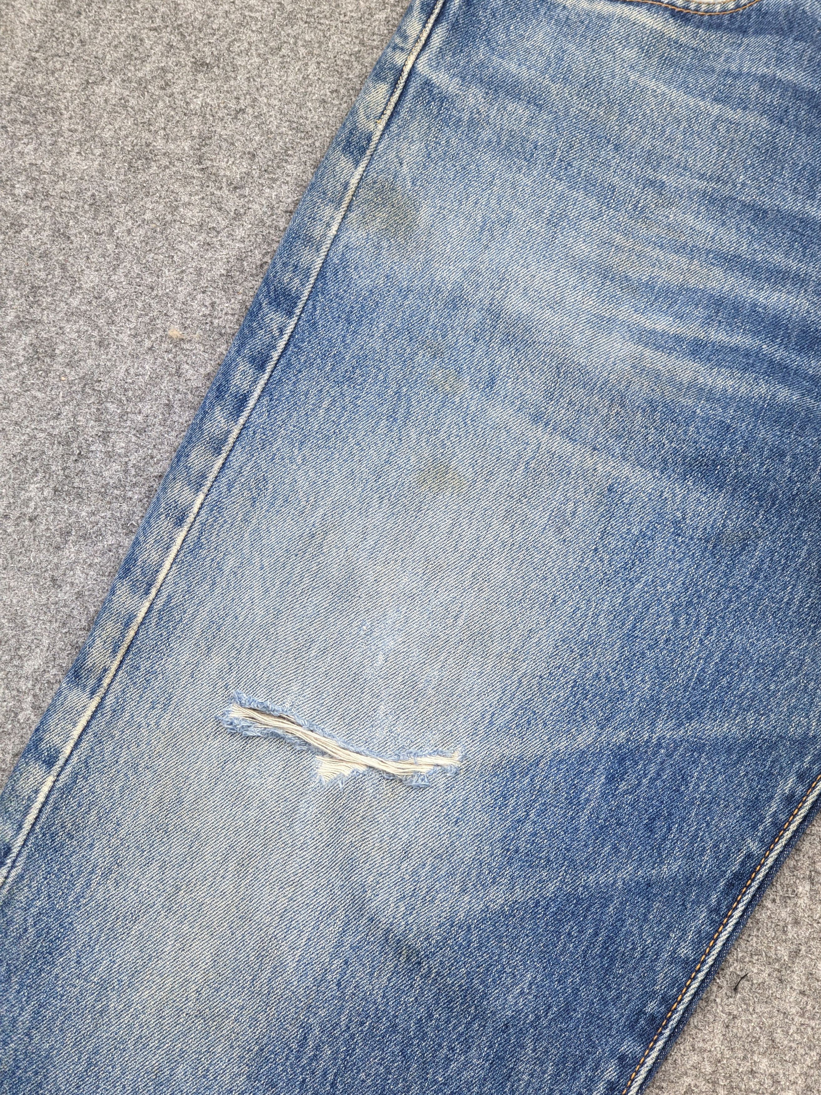 Levi's × Vintage Faded Blue Vintage 90s Levis 501 Jeans Size US 37 - 11 Thumbnail