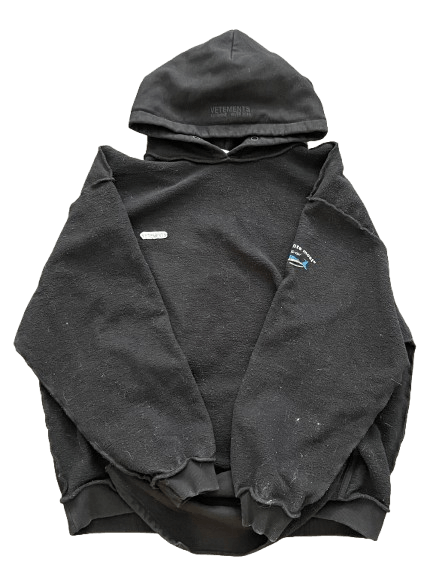 Vetements AW19 Inside Out Shark Hoodie