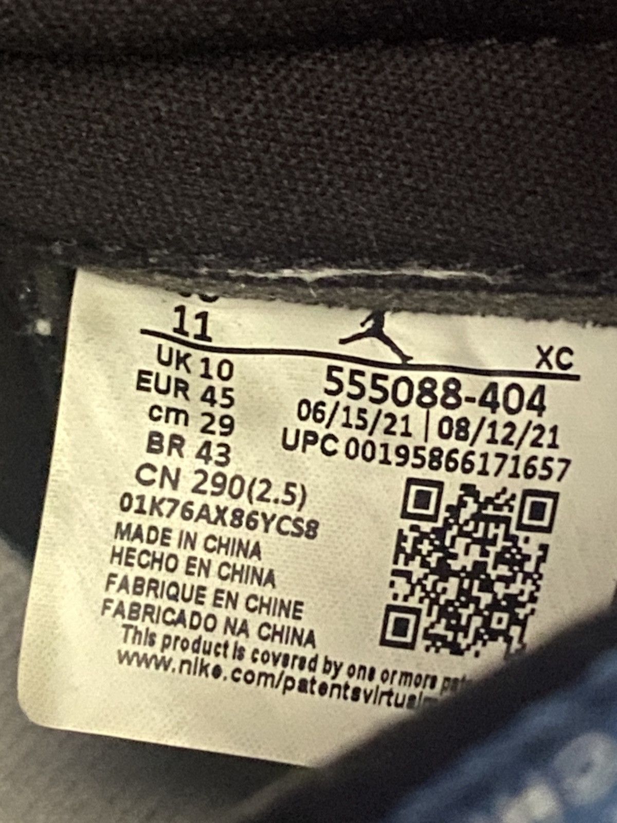 Jordan Brand JORDAN 1 RETRO HIGH OG 'DARK MARINA BLUE' Size 11 Size US 11 / EU 44 - 4 Thumbnail