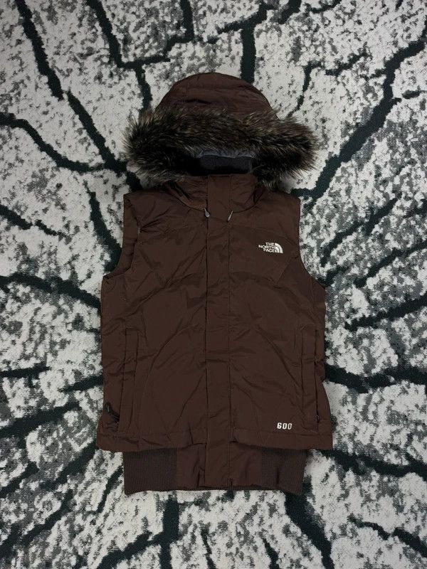 The North Face The North Face nuptse 600 prodigy down vest brown S Size S / US 4 / IT 40 - 1 Thumbnail