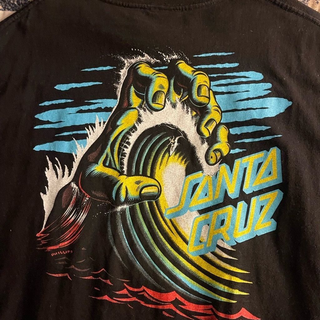 Santa Cruz Skateboards Santa Cruz Black Graphic T-Shirt size L Size US XL / EU 56 / 4 - 3 Thumbnail