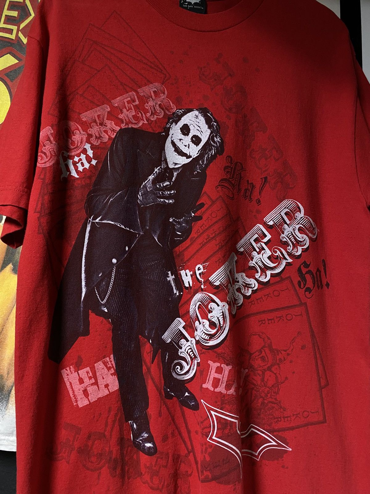 DC Comics × Vintage Vintage 00’ Dark Knight Movie Joker Heath Ledger Shirt Large Size US L / EU 52-54 / 3 - 2 Thumbnail