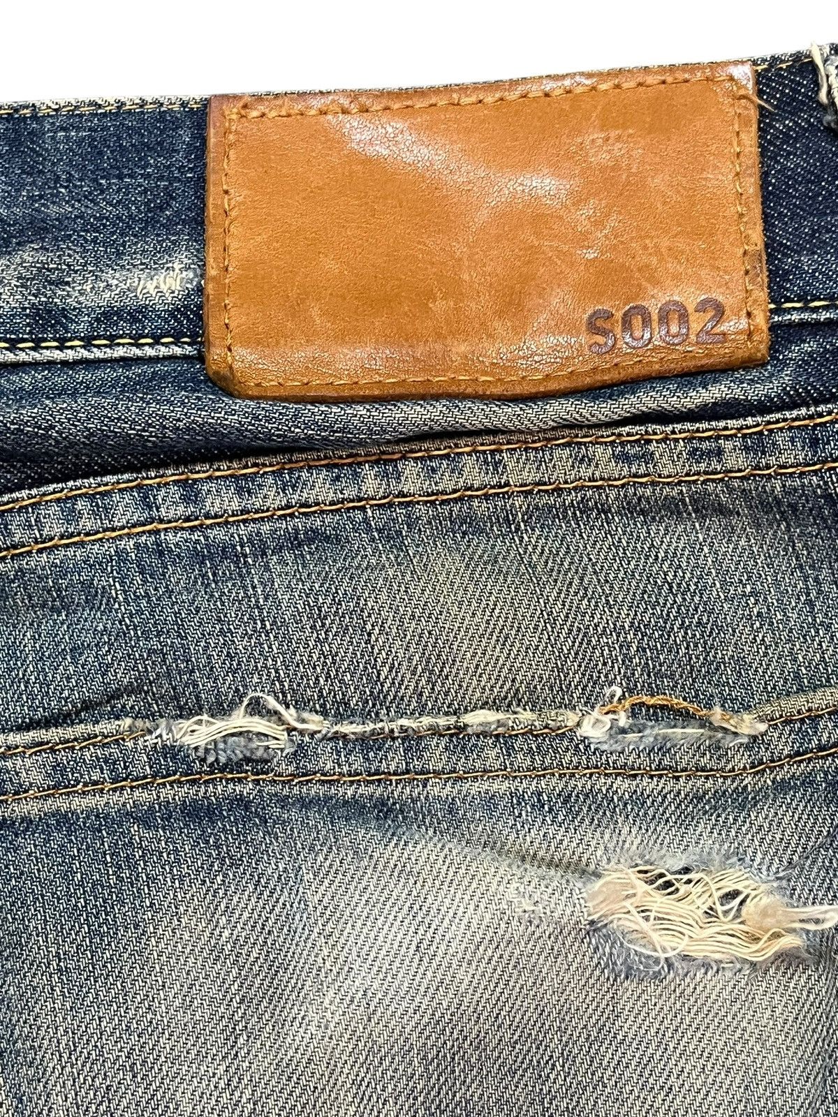 Uniqlo Vintage Uniqlo S002 Mudwash Distressed Denim Size US 34 / EU 50 - 7 Thumbnail