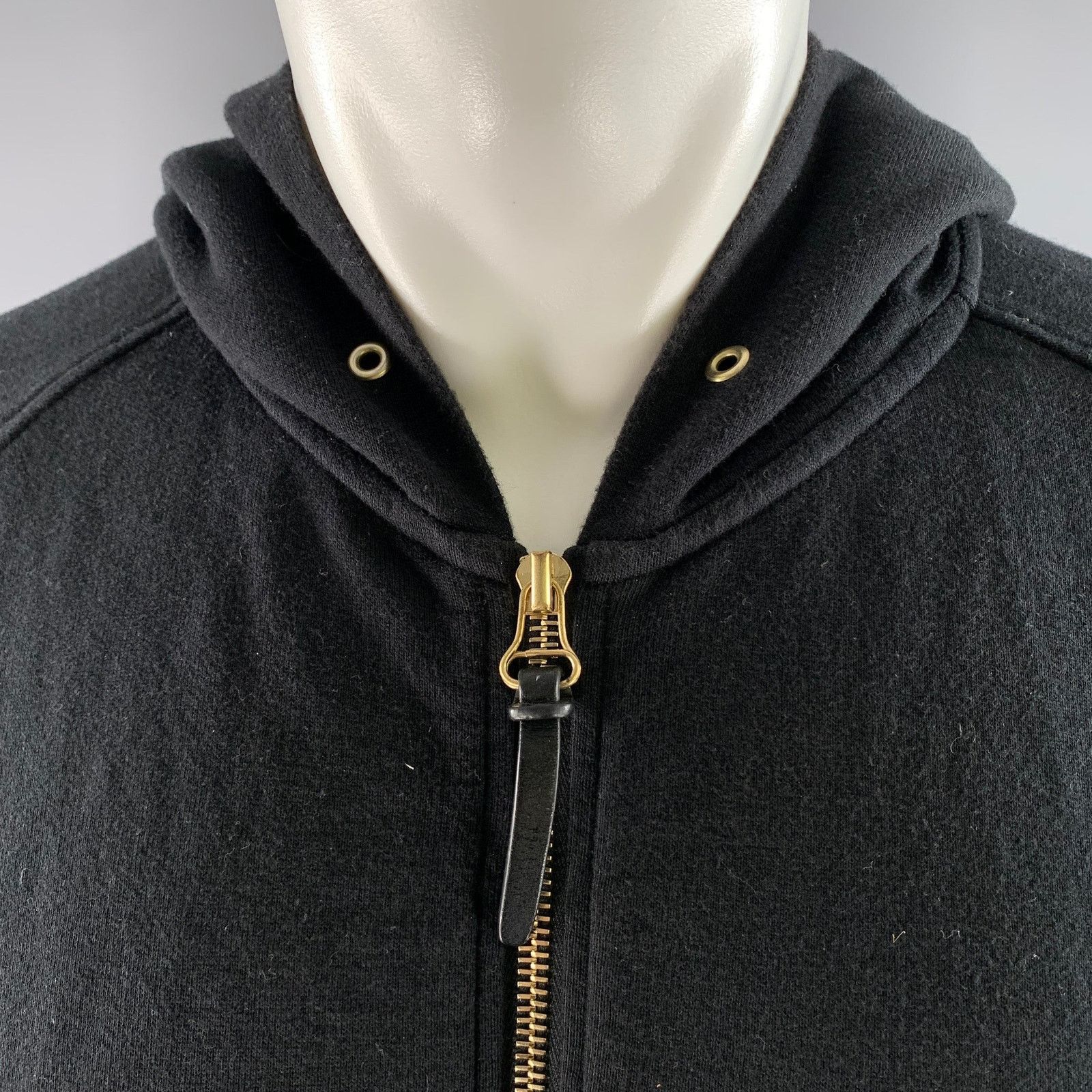 Visvim VISVIM Size XL Black Zip Cotton Hoodie Jacket Size US XL / EU 56 / 4 - 2 Thumbnail