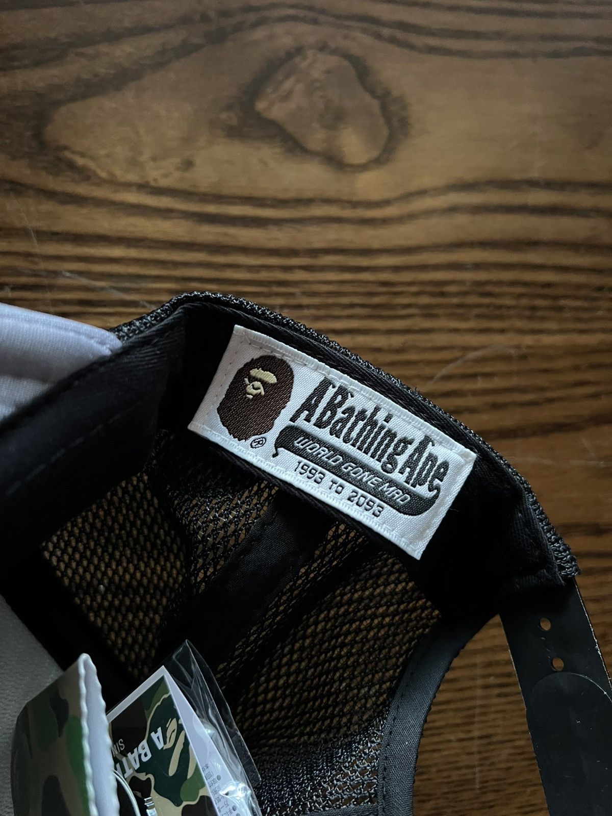 Bape Bape Racing Reflective Trucker Hat Size ONE SIZE - 6 Thumbnail