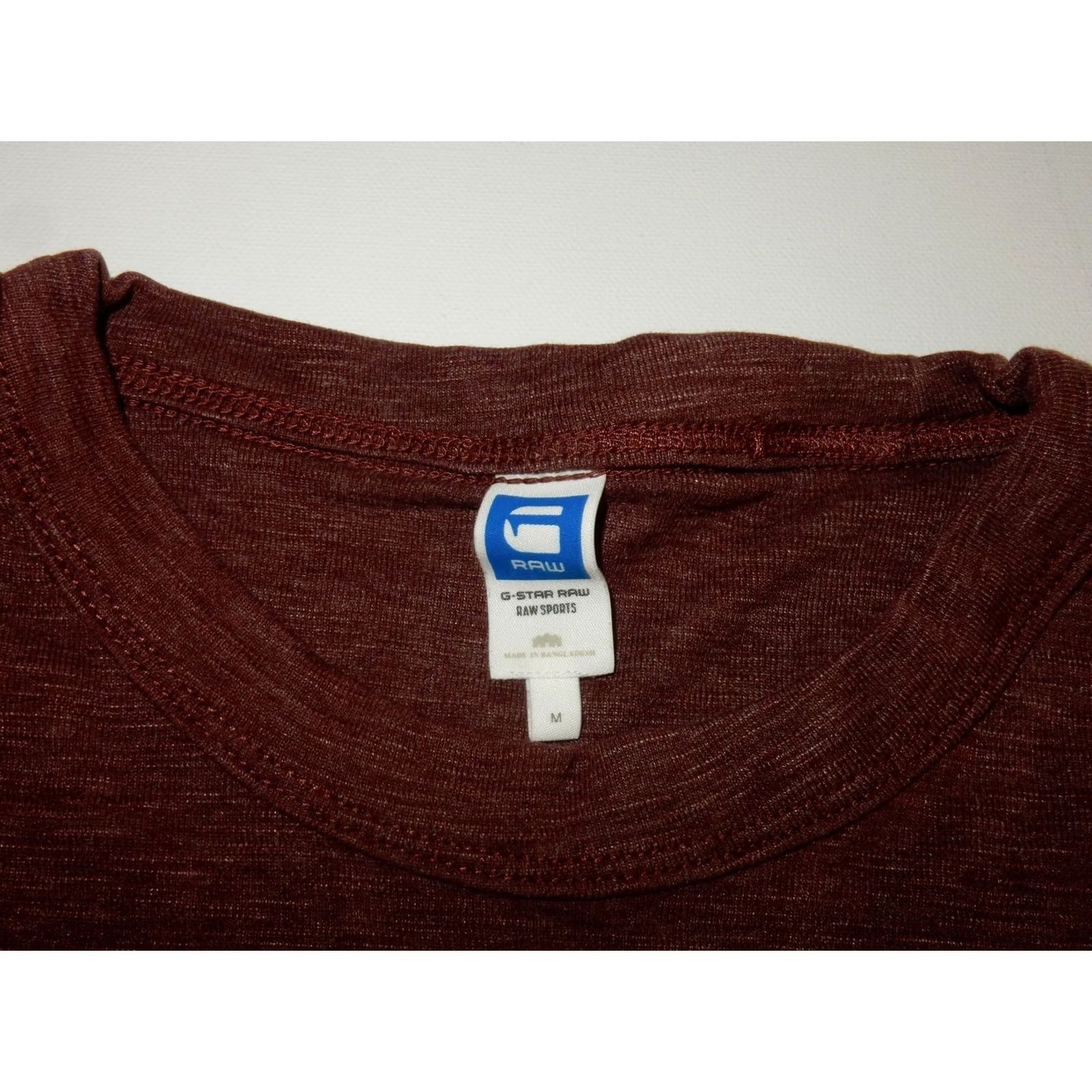 G-Star G-Star T-Shirt Mens Long Sleeve Size M Red Graphic Print Shirt Size US M / EU 48-50 / 2 - 4 Thumbnail
