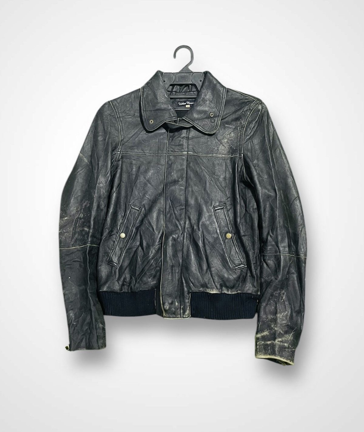Japanese Brand × URBAN RESEARCH DOORS Urban Research Distressed Leather Jacket (20) Size US S / EU 44-46 / 1 - 1 Thumbnail