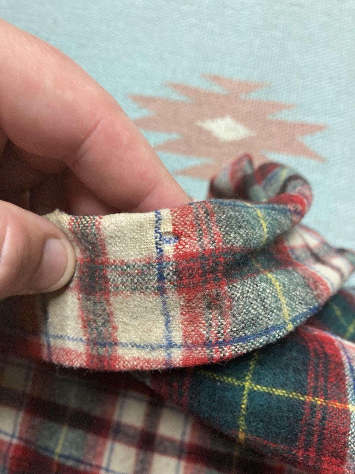 Vintage 60s Pendleton loop collar board shirt plaid Christmas small Size US S / EU 44-46 / 1 - 10 Thumbnail
