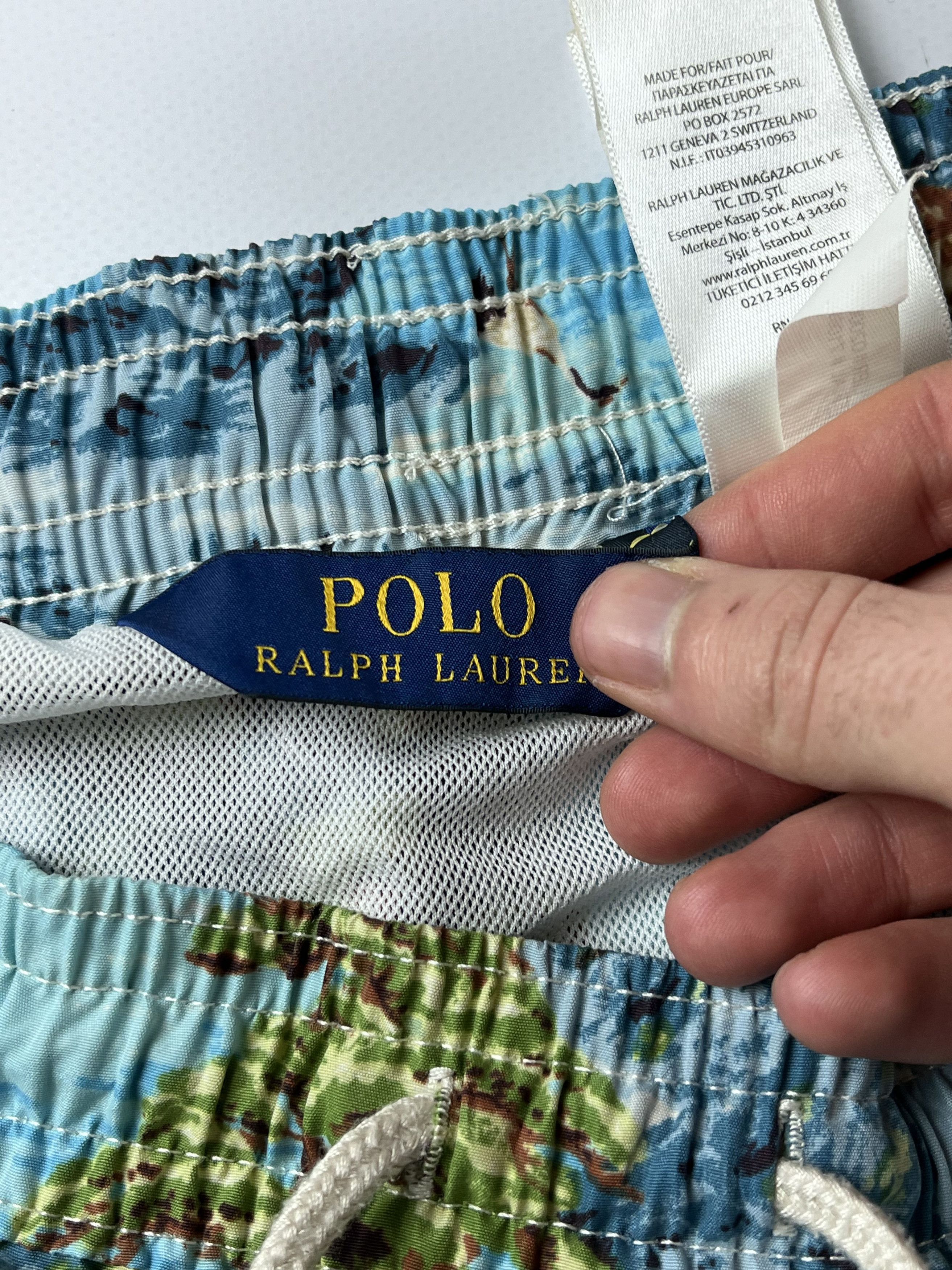 Polo Ralph Lauren × Ralph Lauren × Vintage Polo Ralph Lauren Swim Trunks Size US L / EU 52-54 / 3 - 5 Thumbnail