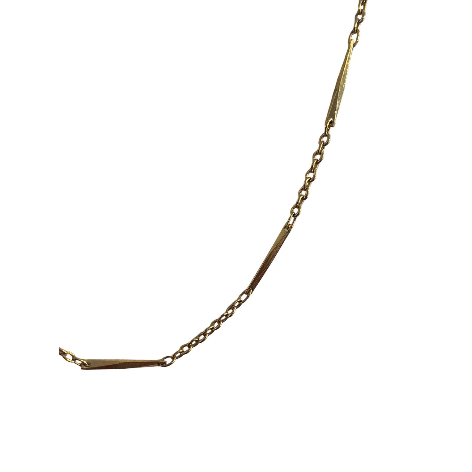 Other Vintage Accents Hallmark Gold Tone Chain Necklace Textured B Size ONE SIZE - 2 Thumbnail