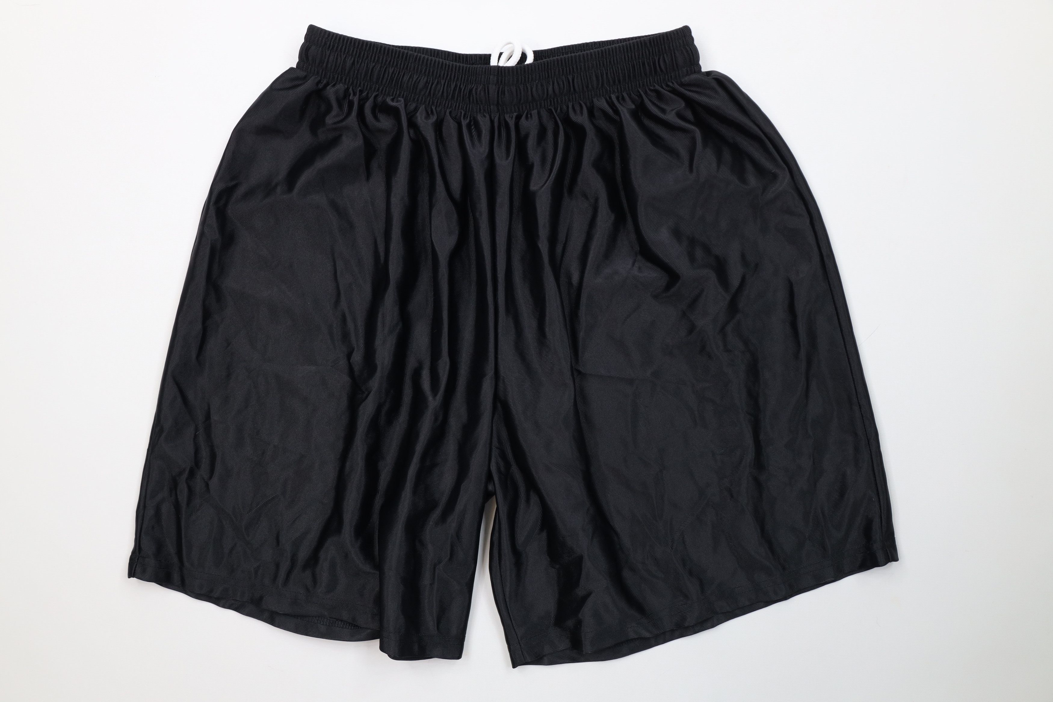 Vintage Vintage Y2K Streetwear Polyester Above Knee Shorts Black Size US 34 / EU 50 - 1 Thumbnail