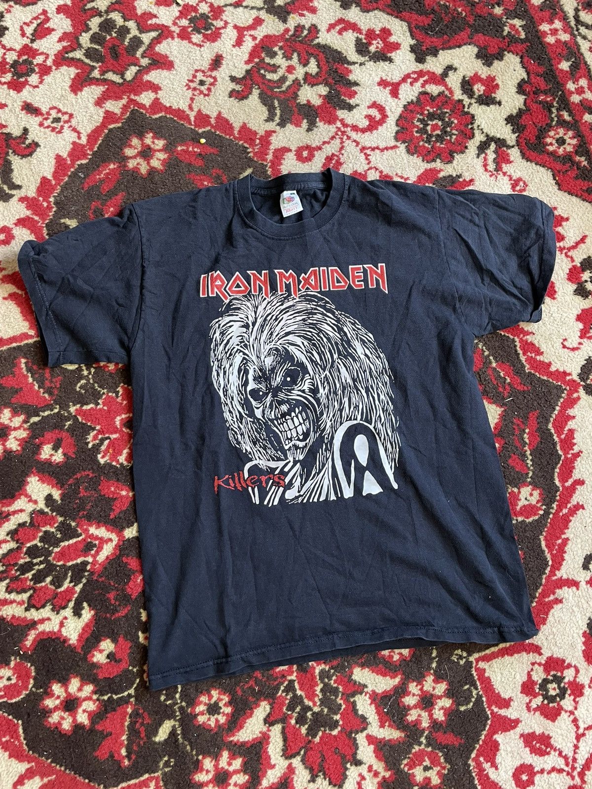 Band Tees × Iron Maiden Iron Maiden Killers Vintage Logo Band Tee T Shirt Size L Size US L / EU 52-54 / 3 - 1 Thumbnail