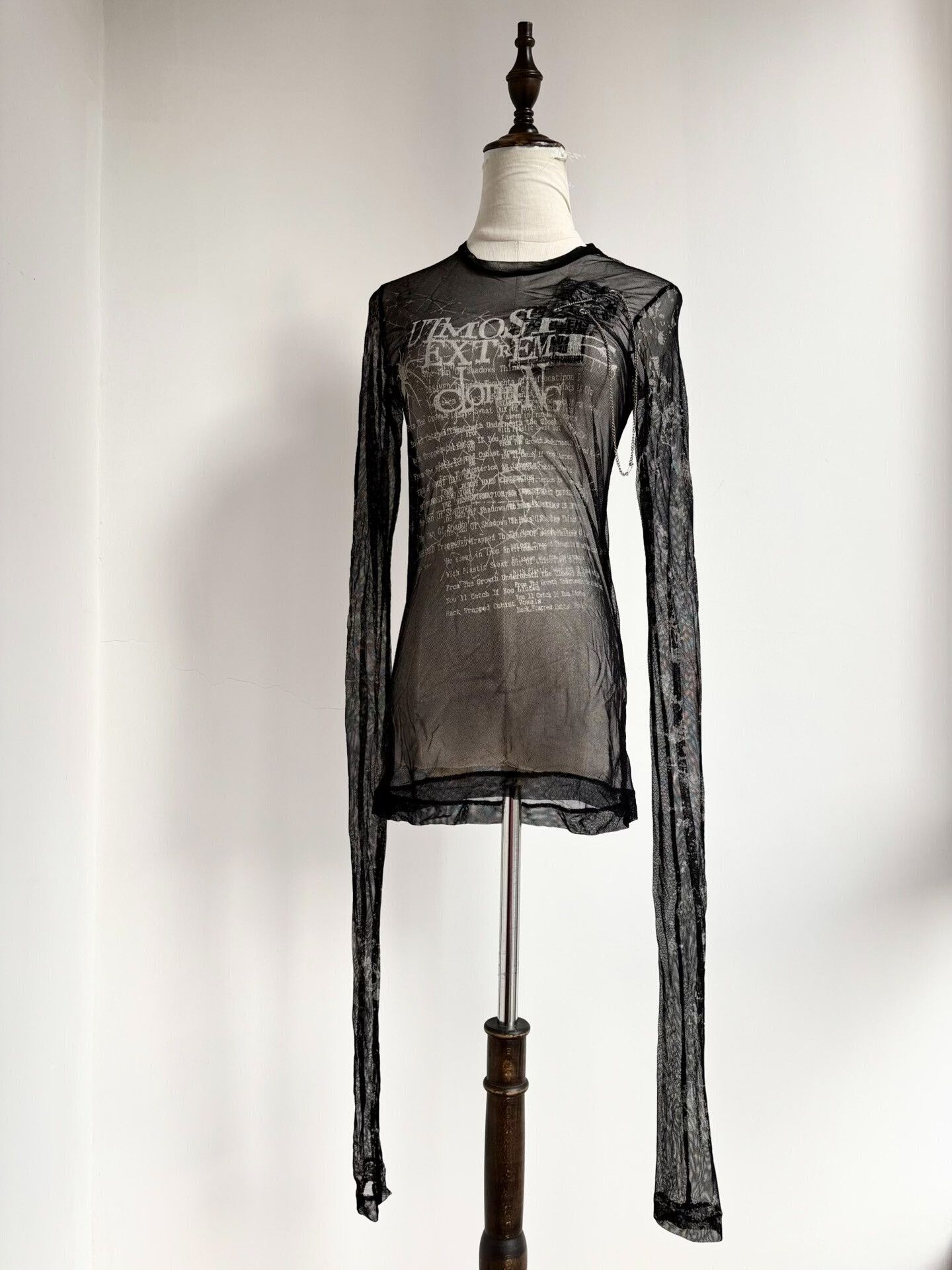 Vivienne Westwood Vintage h.anarchy Black Mesh Top Size M / US 6-8 / IT 42-44 - 1 Thumbnail