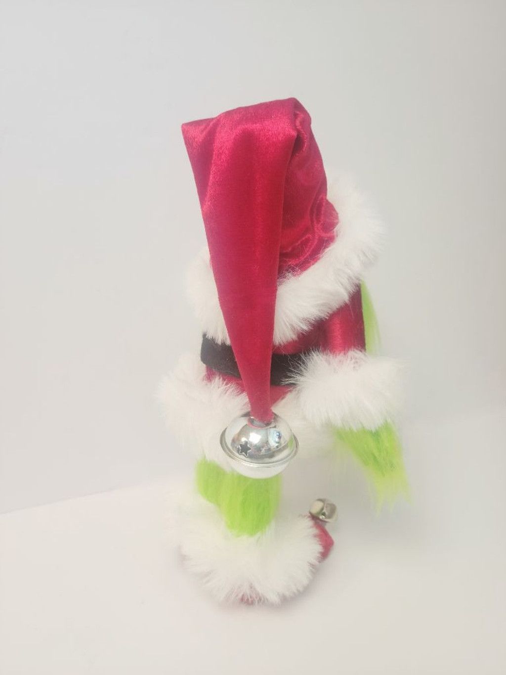 Handmade Handmade Grinch Santa Gnome, 18.5" Holiday Decor, Luxury Size ONE SIZE - 6 Thumbnail