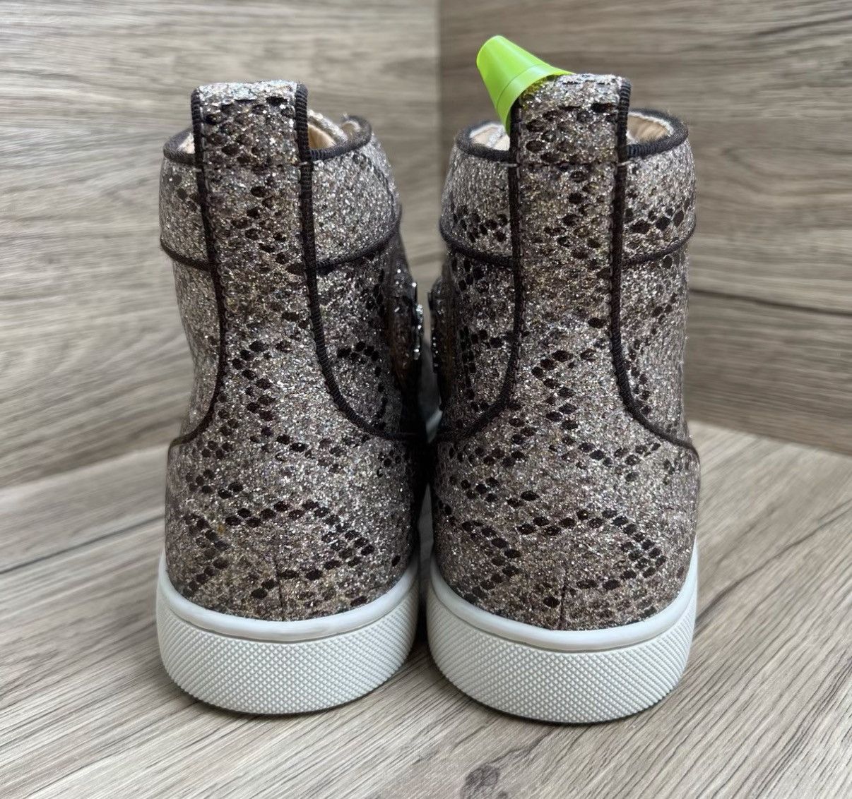 Christian Louboutin Christian Louboutin Snake Pattern Red Sole Shoes J41 Size US 7.5 / EU 40-41 - 4 Thumbnail