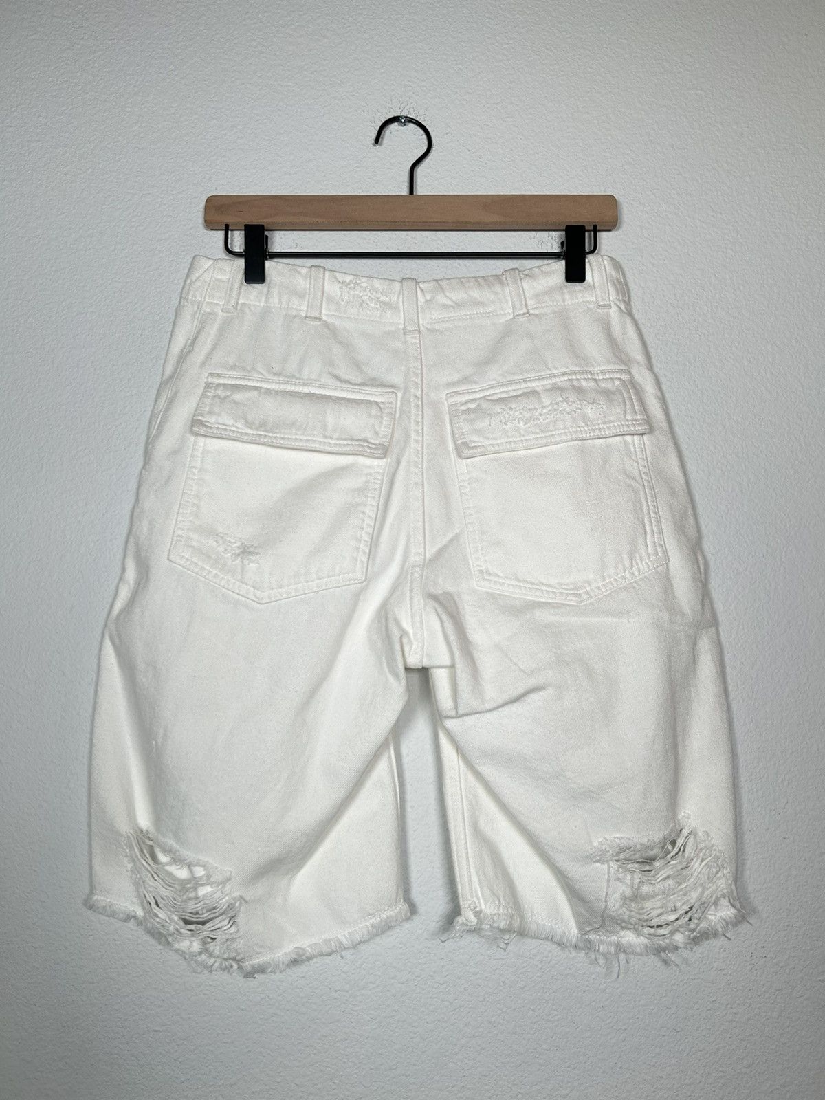 Givenchy MMW Distressed Cut Off Shorts Size US 28 / EU 44 - 2 Thumbnail