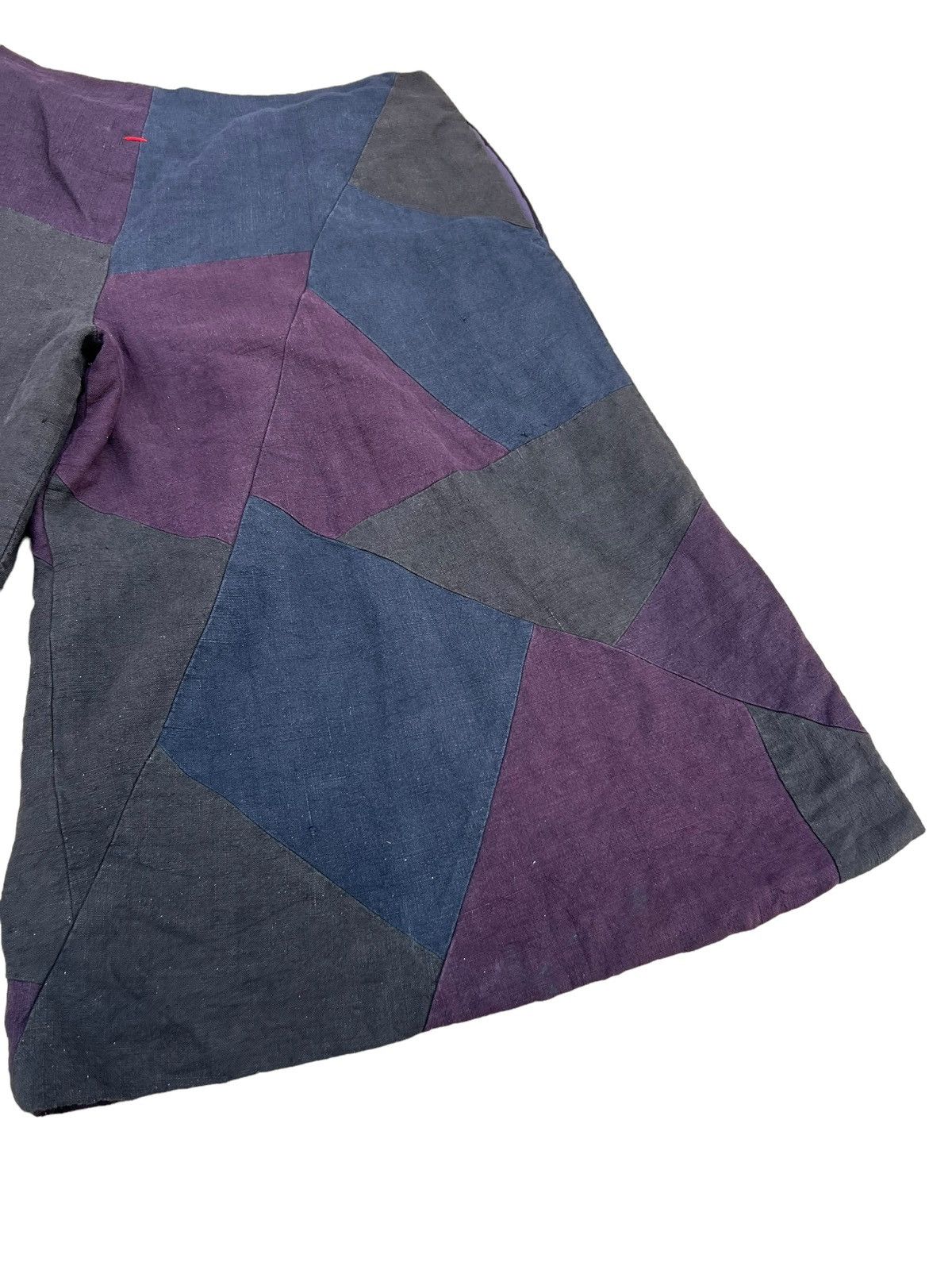 Casey Casey × Casey Vidalenc Casey Vidalenc Multi Colour Patchwork Super Wide Linen Pant Size US 32 / EU 48 - 15 Thumbnail