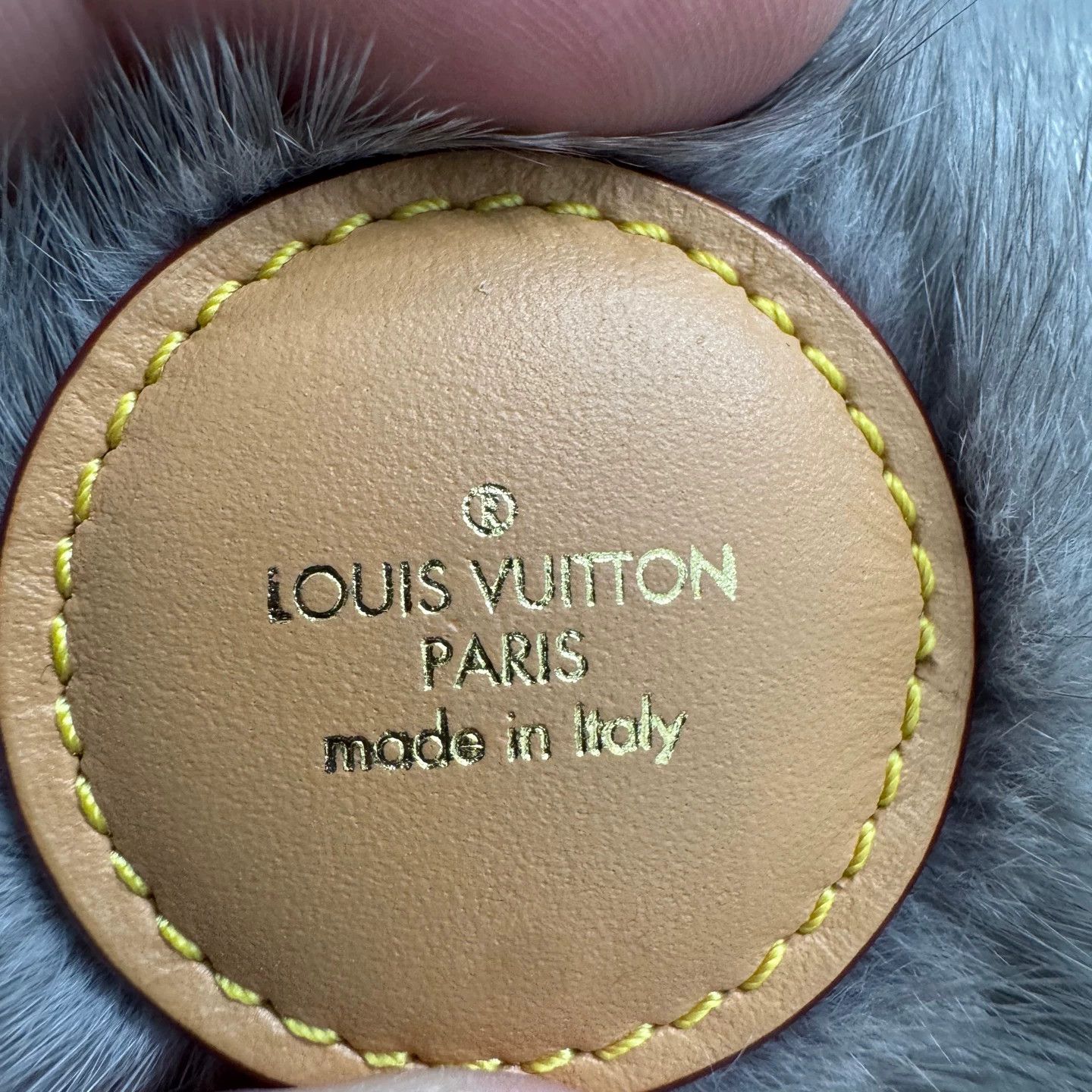 Louis Vuitton Louis Vuitton Mink Fur Keychain 99 New Size ONE SIZE - 3 Thumbnail