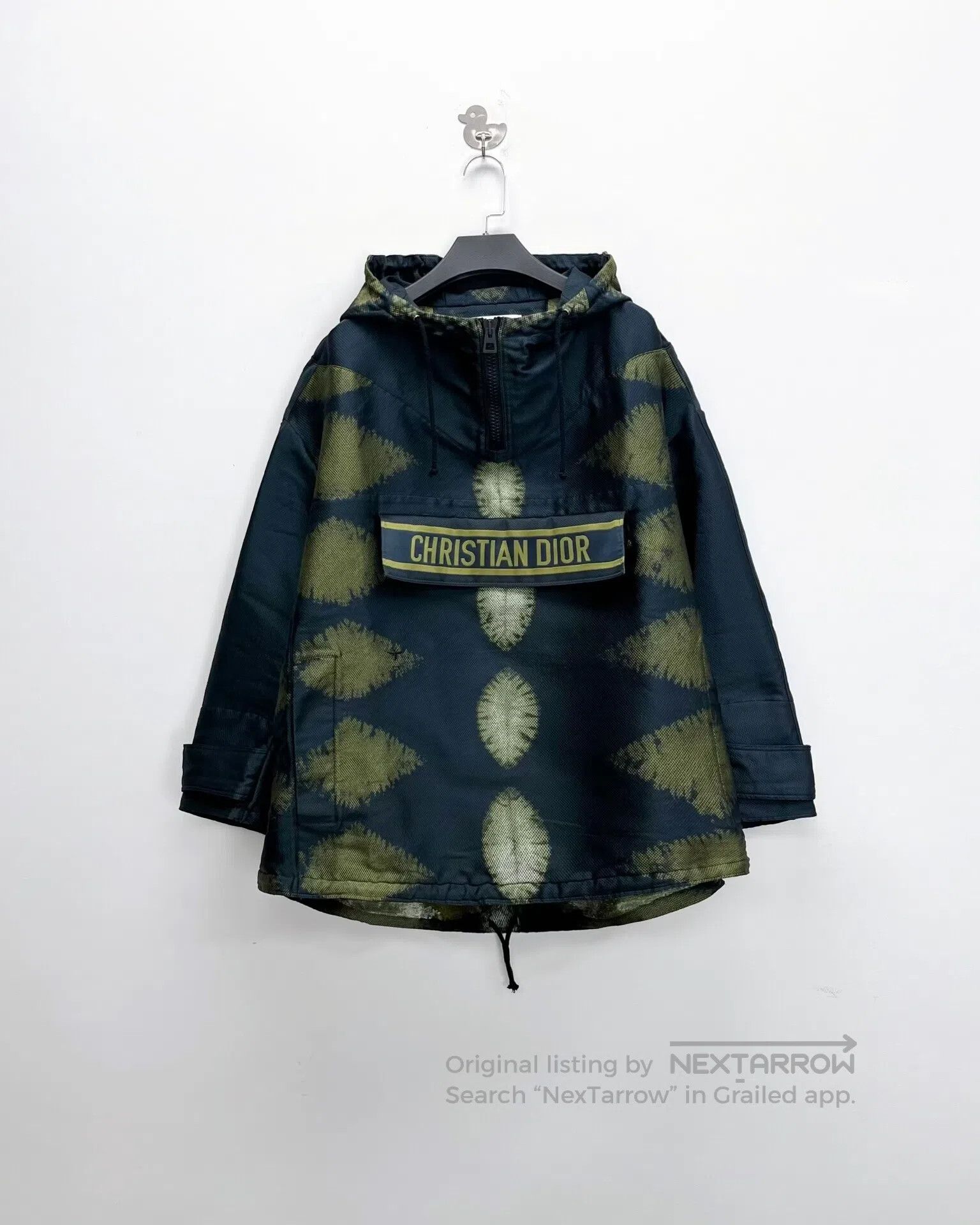 Dior Dior Green Gradient Tie-Dye Half-Zip Shell Jacket| Size XS / US 0-2 / IT 36-38 - 1 Thumbnail