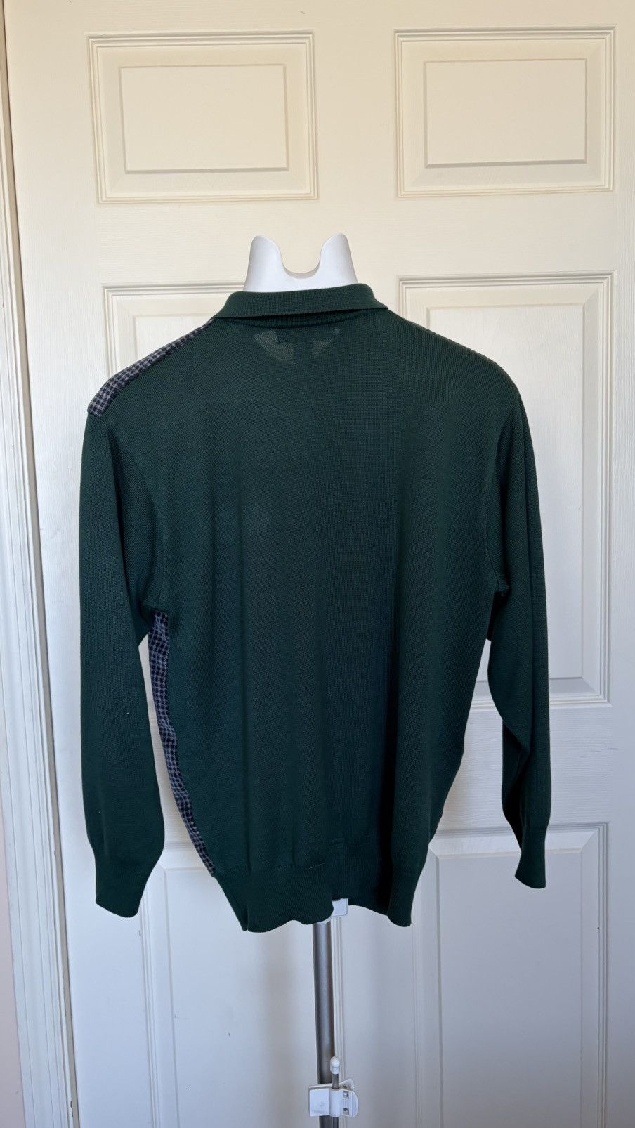 Pierre Balmain Vintage Pierre Balmain Paris Knit Polo Sweater Green Size M Size US M / EU 48-50 / 2 - 5 Thumbnail