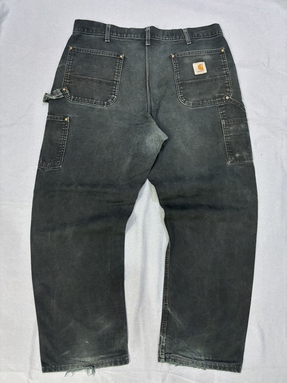 Carhartt Carhartt B01 BLK Double knee denim Size US 38 / EU 54 - 2 Thumbnail