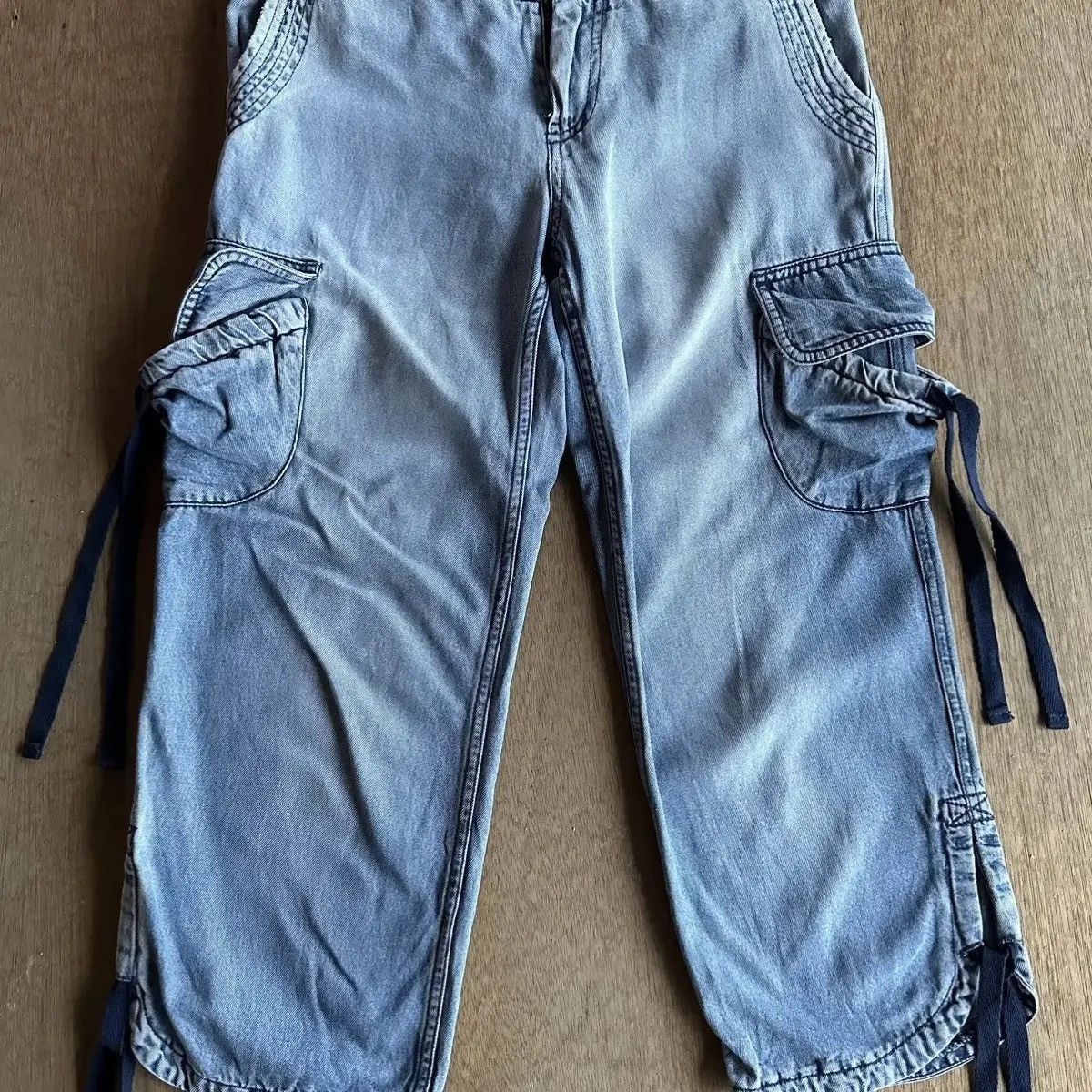 Japanese Brand GRAILS!! Japanese Brand GAP Jean Bondage Cropped Denim Pants Size US 29 - 4 Thumbnail